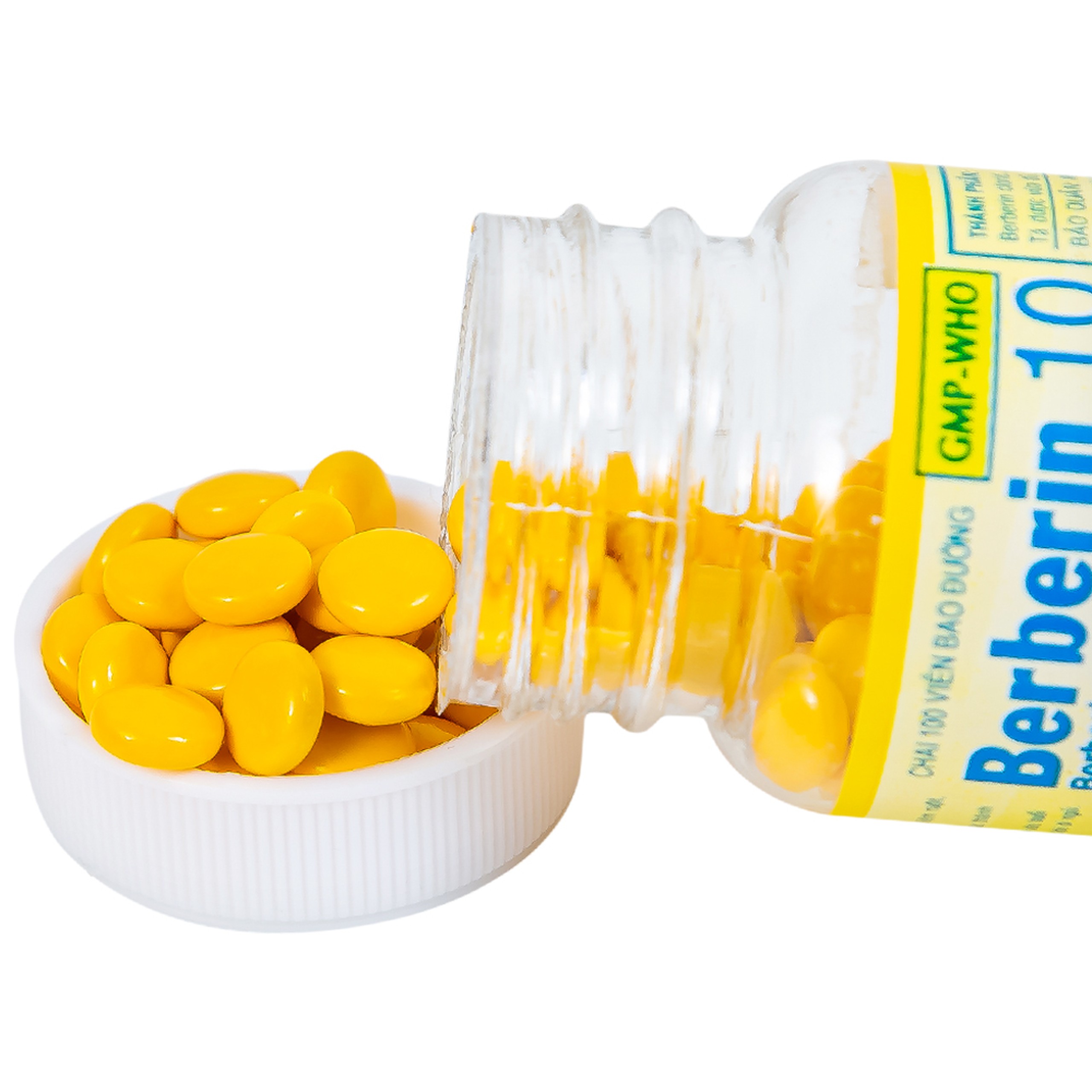 Thuốc Berberin 10mg Pharimexco điều trị lỵ, viêm ruột, tiêu chảy (100 viên)