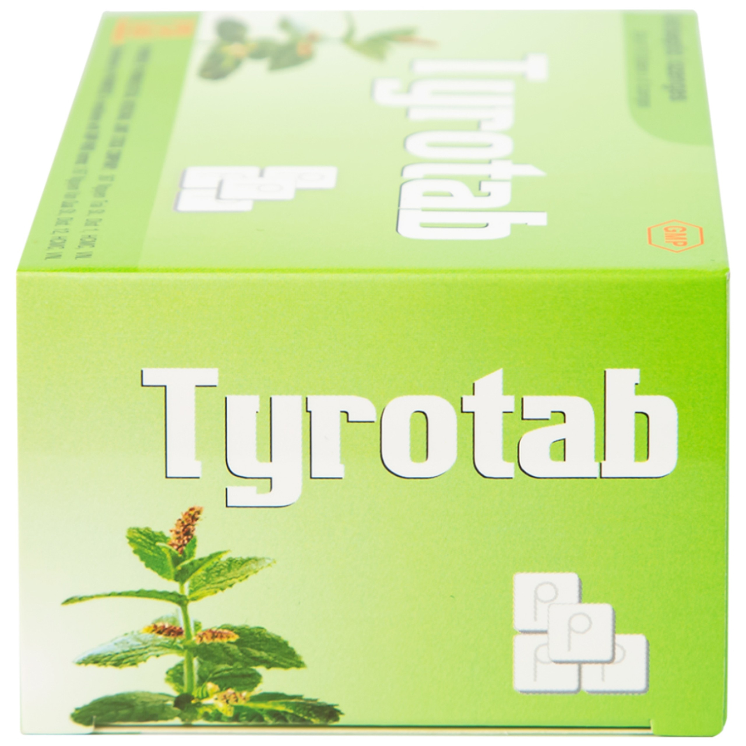 Viên ngậm sát trùng Tyrotab Pharmedic điều trị viêm họng, viêm amidan (10 vỉ x 8 viên)