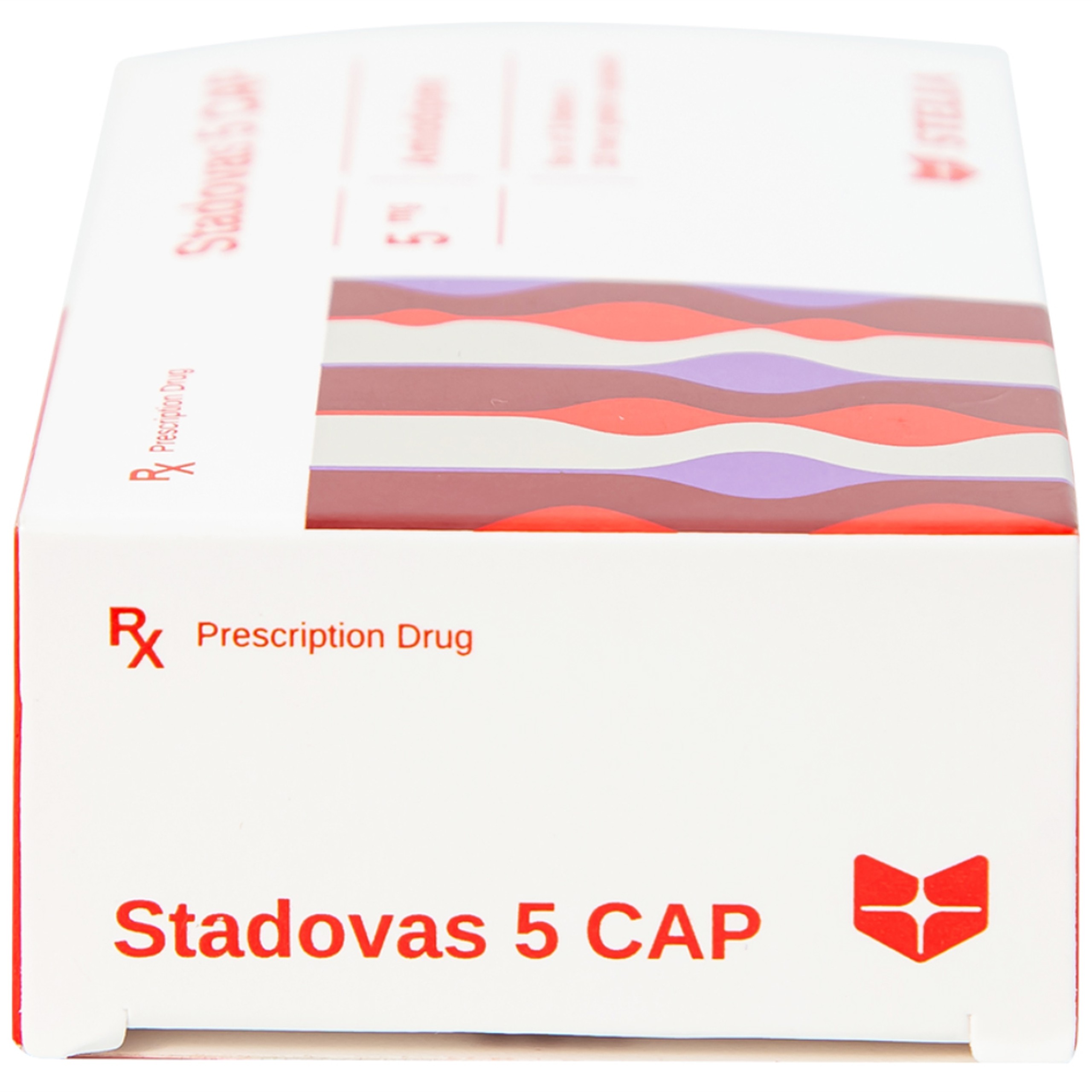 Thuốc Stadovas 5 CAP Stella điều trị tăng huyết áp, đau thắt ngực mạn tính ổn định (3 vỉ x 10 viên)