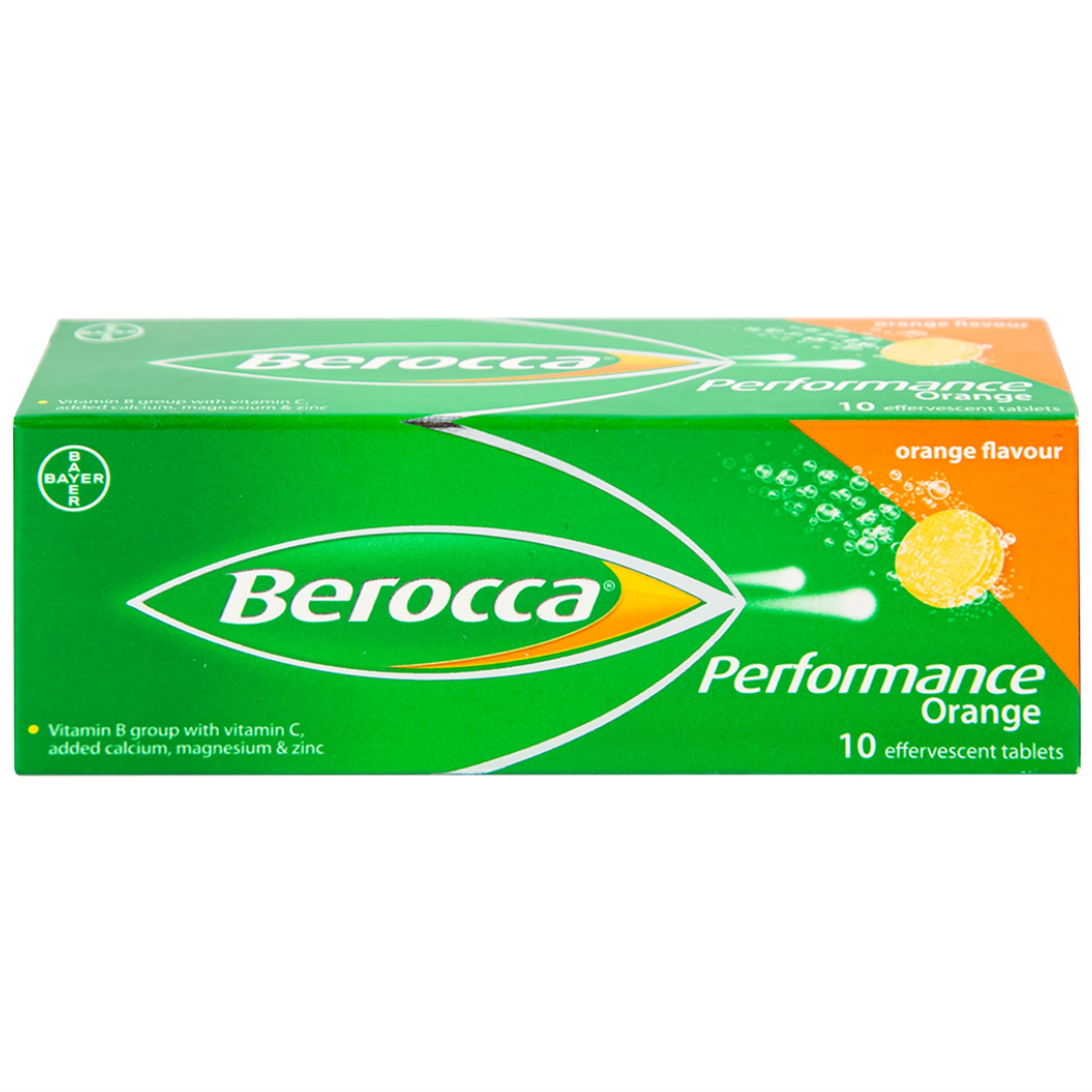 Viên sủi Berocca Bayer bổ sung vitamin và khoáng chất (10 viên)