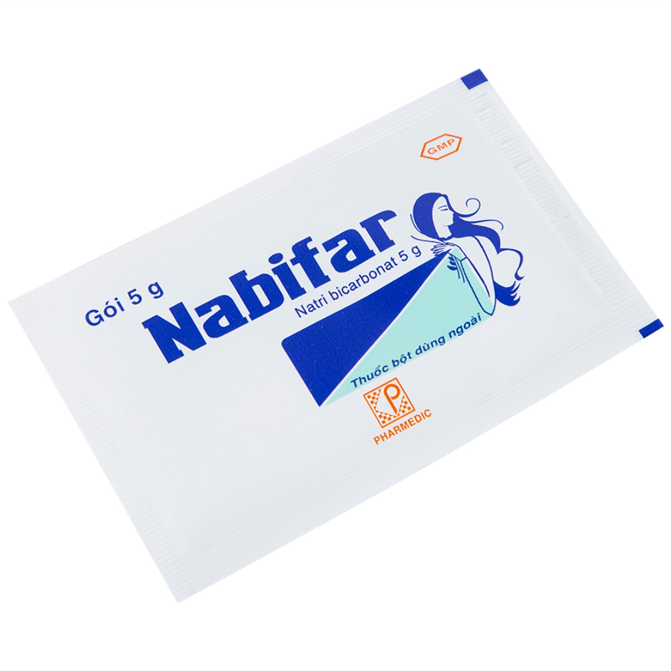 Thuốc bột Nabifar Pharmedic dùng vệ sinh phụ nữ (10 gói x 5g)