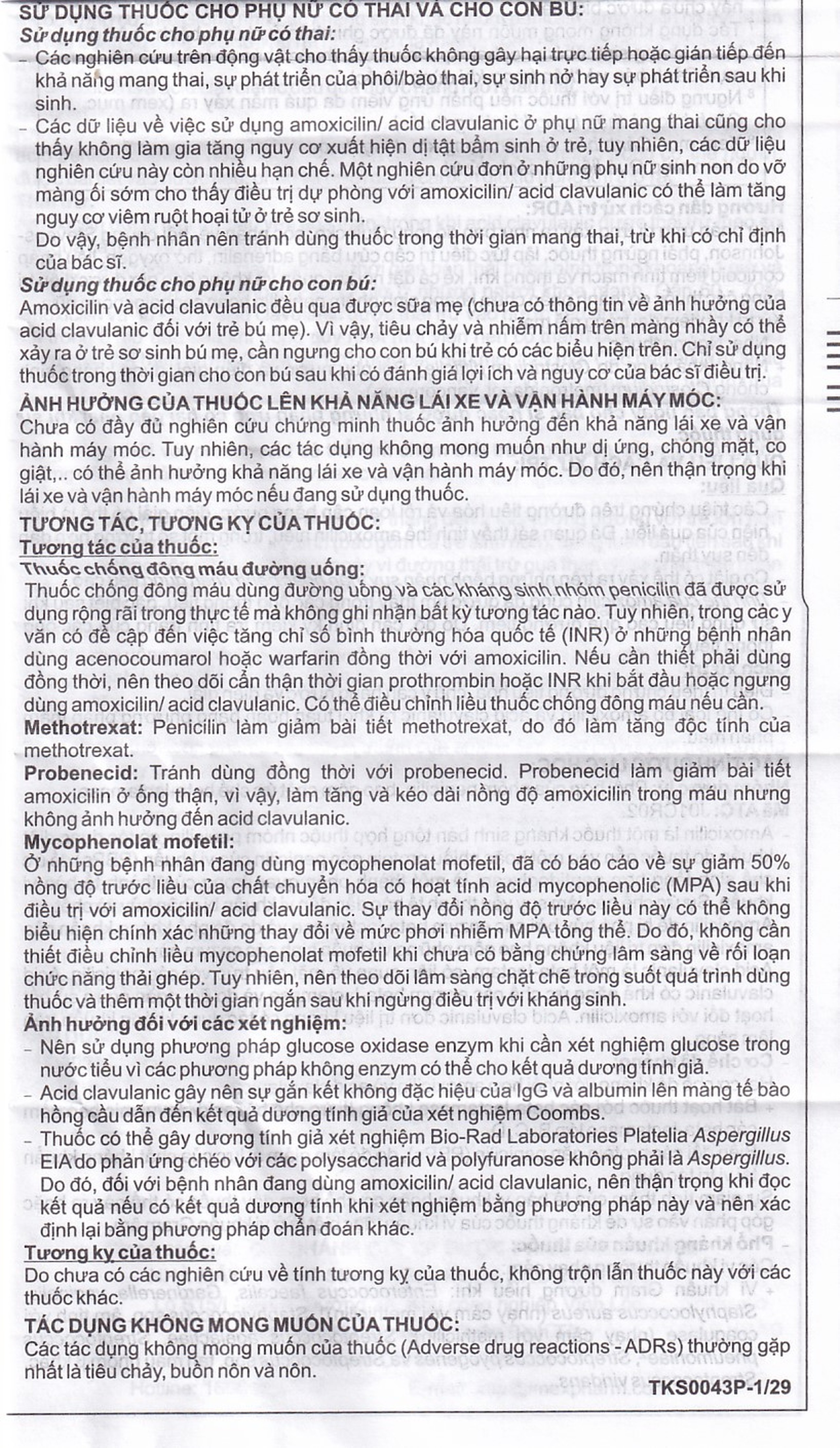 Thuốc Cepmox-Clav 875mg/125mg Imexpharm điều trị viêm xoang cấp tính do vi khuẩn, viêm tai giữa cấp tính (2 vỉ x 7 viên)