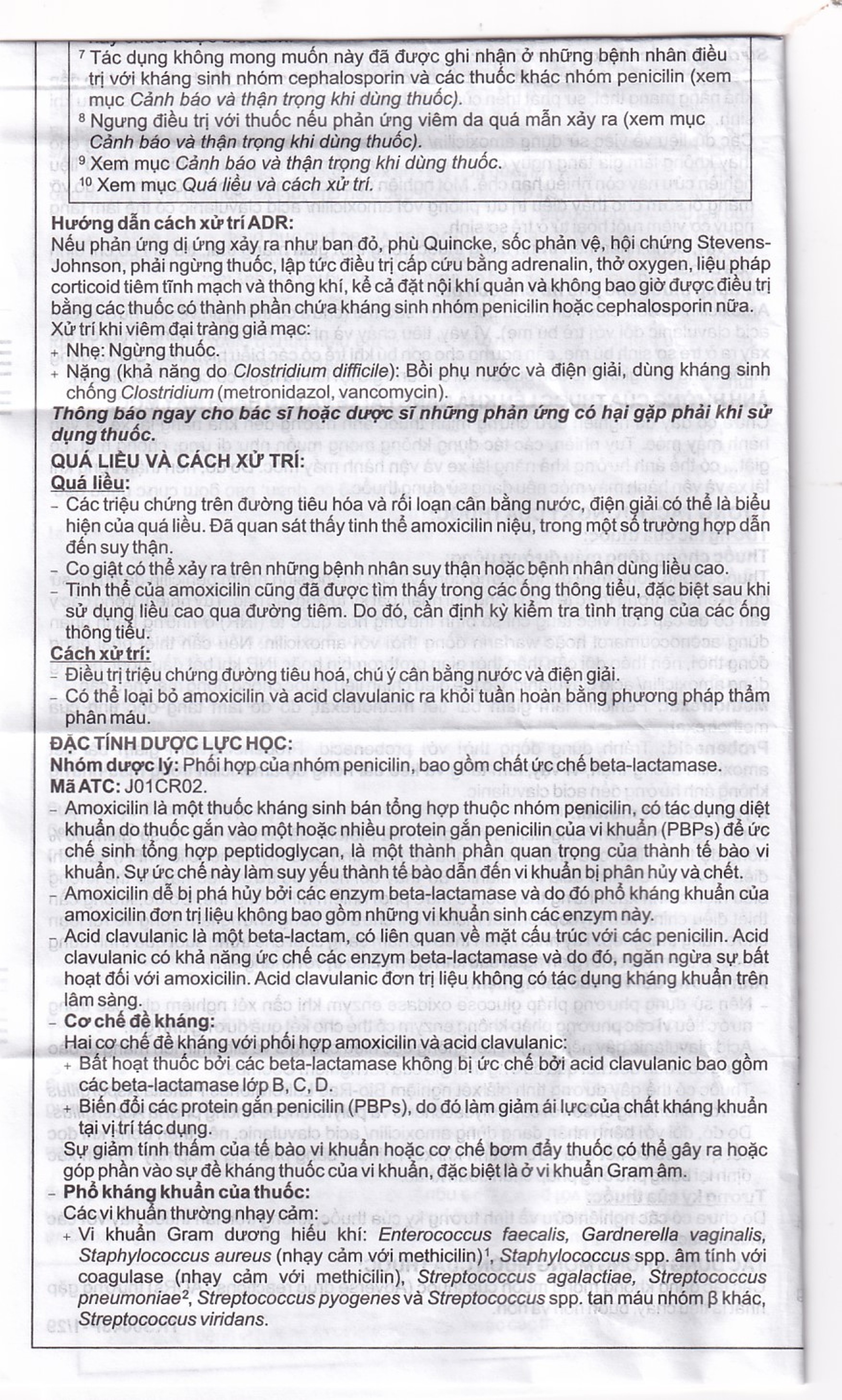Thuốc Cepmox-Clav 875mg/125mg Imexpharm điều trị viêm xoang cấp tính do vi khuẩn, viêm tai giữa cấp tính (2 vỉ x 7 viên)