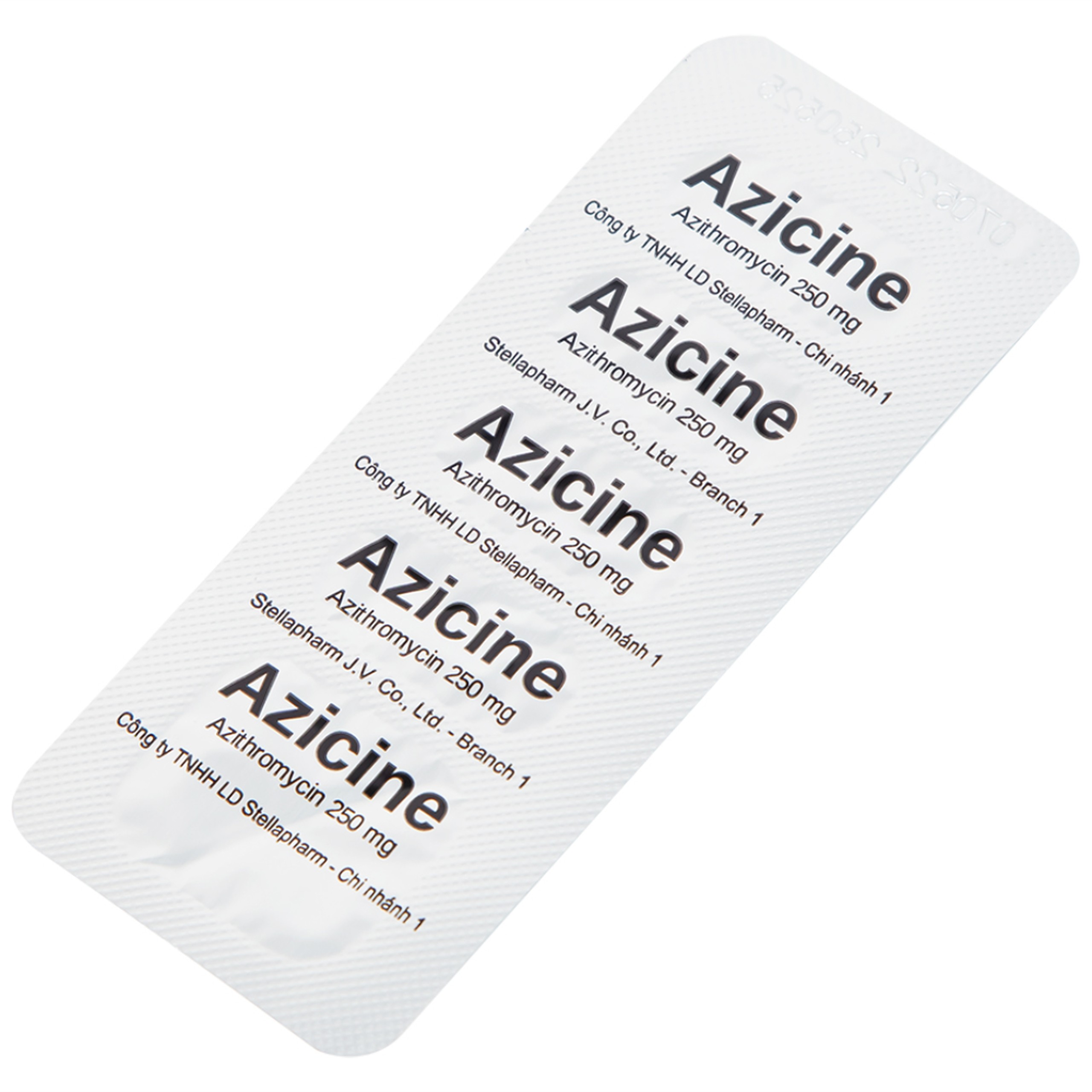 Thuốc Azicine 250mg Stella điều trị nhiễm khuẩn (1 vỉ x 6 viên)