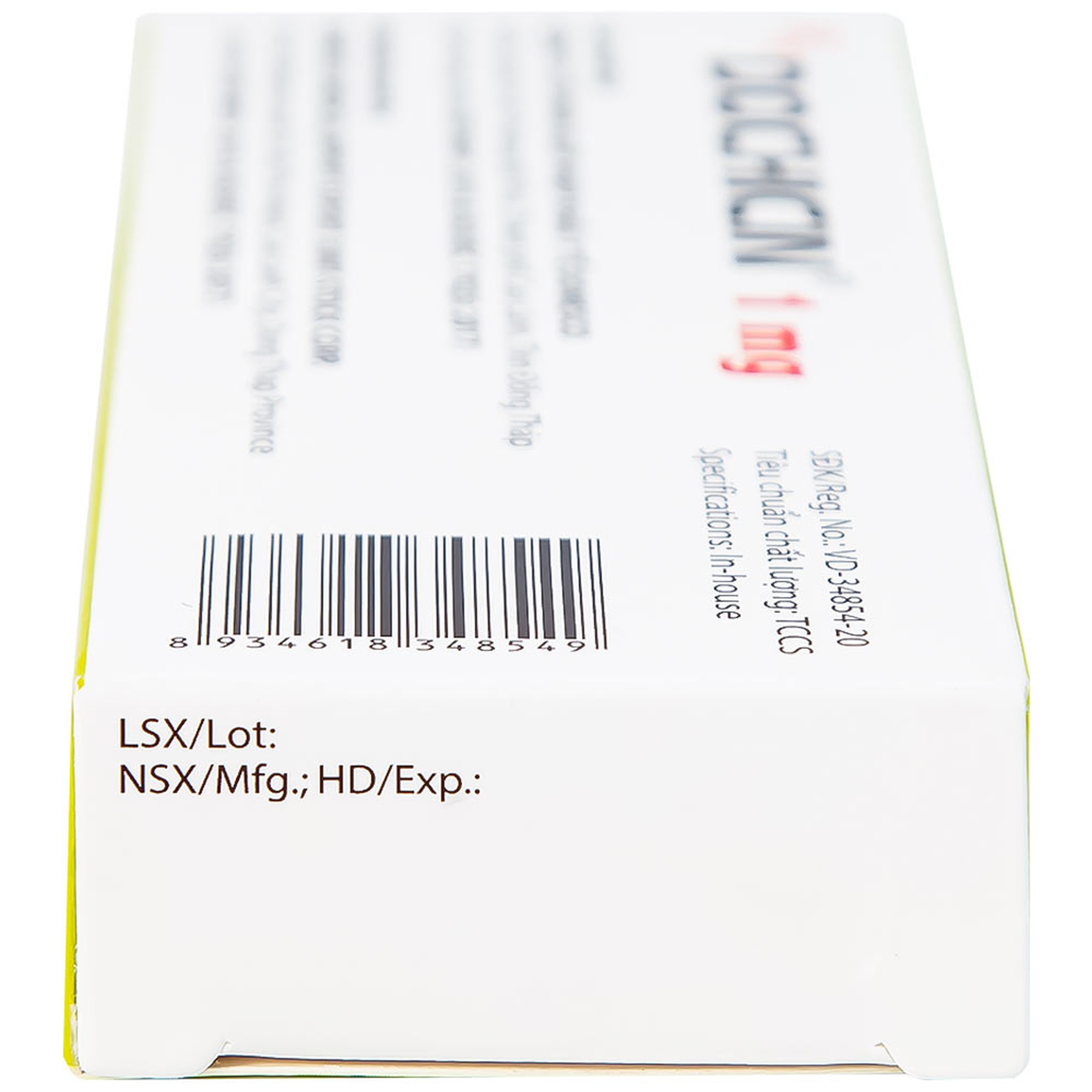 Thuốc Dochicin 1mg Domesco điều trị bệnh gút cấp tính (20 viên)