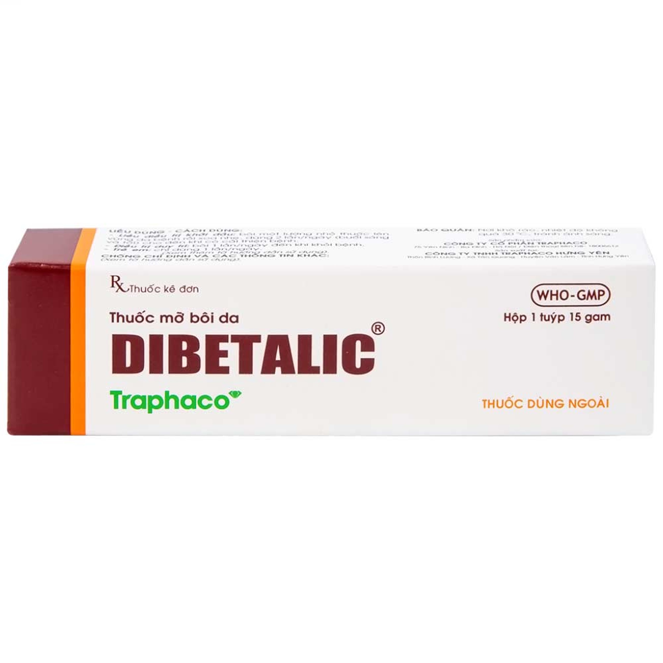 Thuốc Dibetalic Traphaco điều trị các bệnh ngoài da (15g)