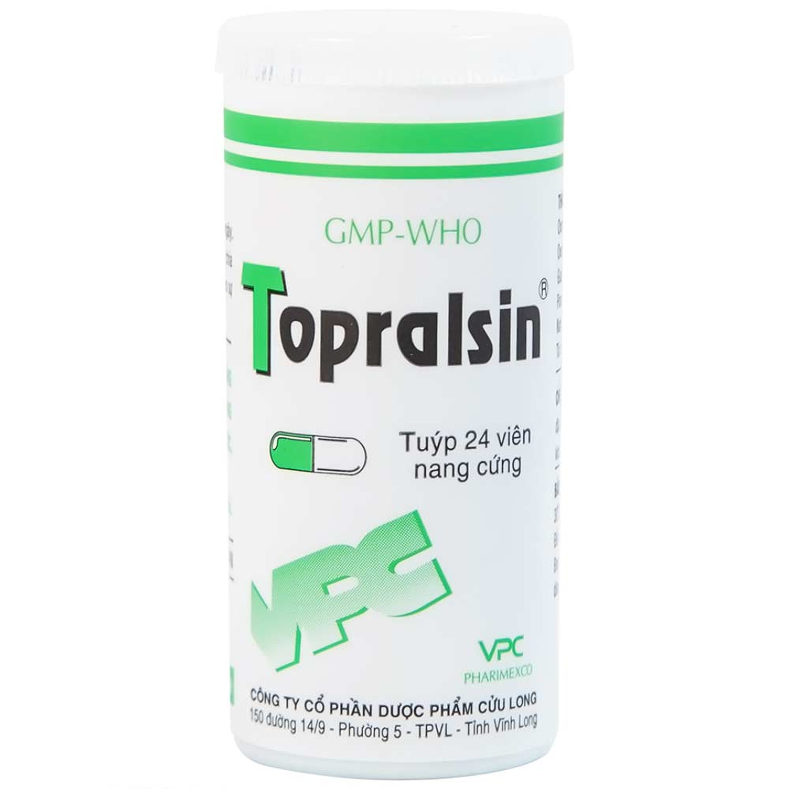 Thuốc Topralsin Pharimexco điều trị triệu chứng ho khan (24 viên)