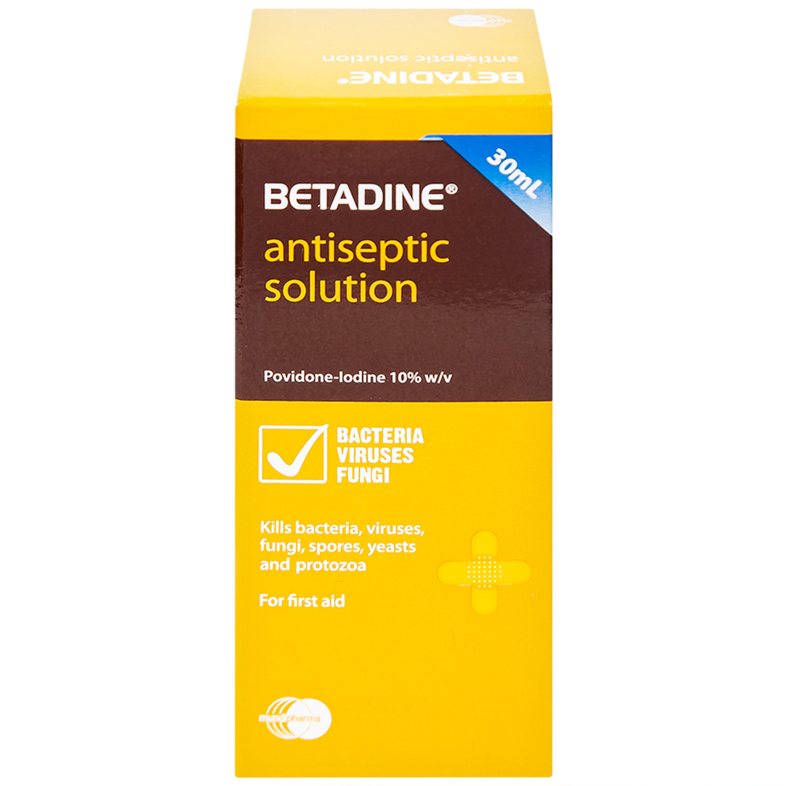 Dung dịch sát khuẩn Betadine Antiseptic Solution hỗ trợ sát khuẩn vết thương (30ml)