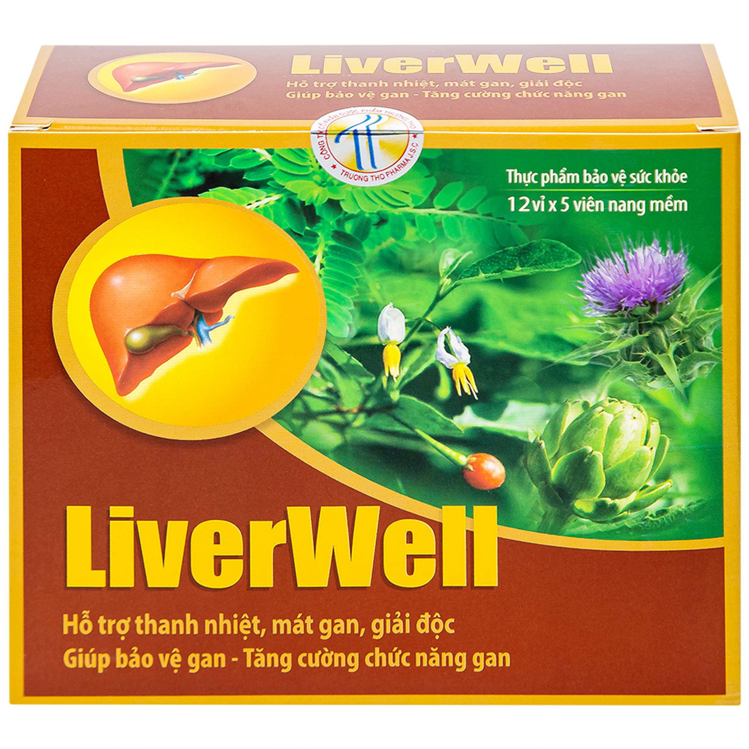 Viên uống LiverWell Navi hỗ trợ thanh nhiệt, mát gan, giải độc (12 vỉ x 5 viên)