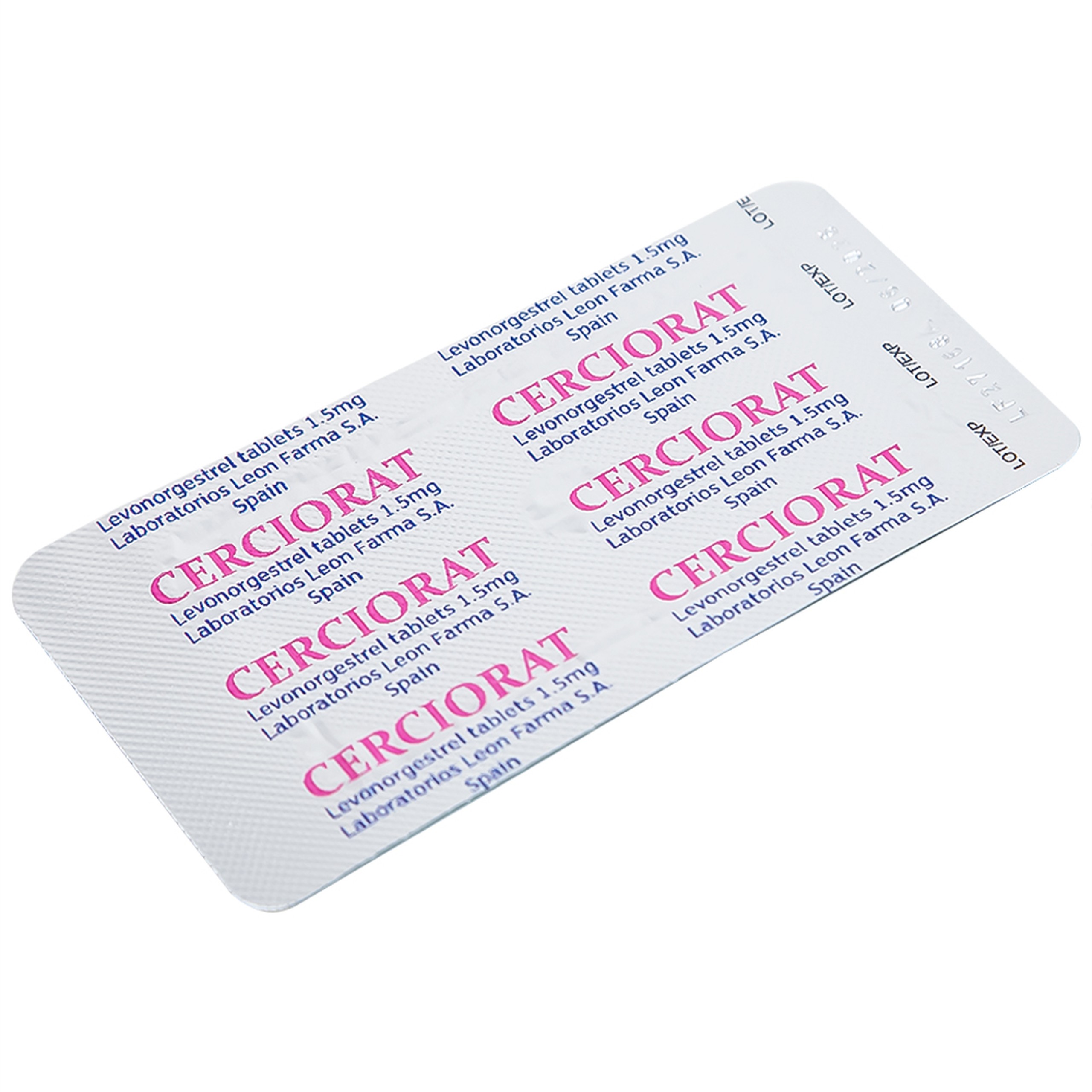 Thuốc tránh thai khẩn cấp Cerciorat 1.5mg Exeltis (1 viên)