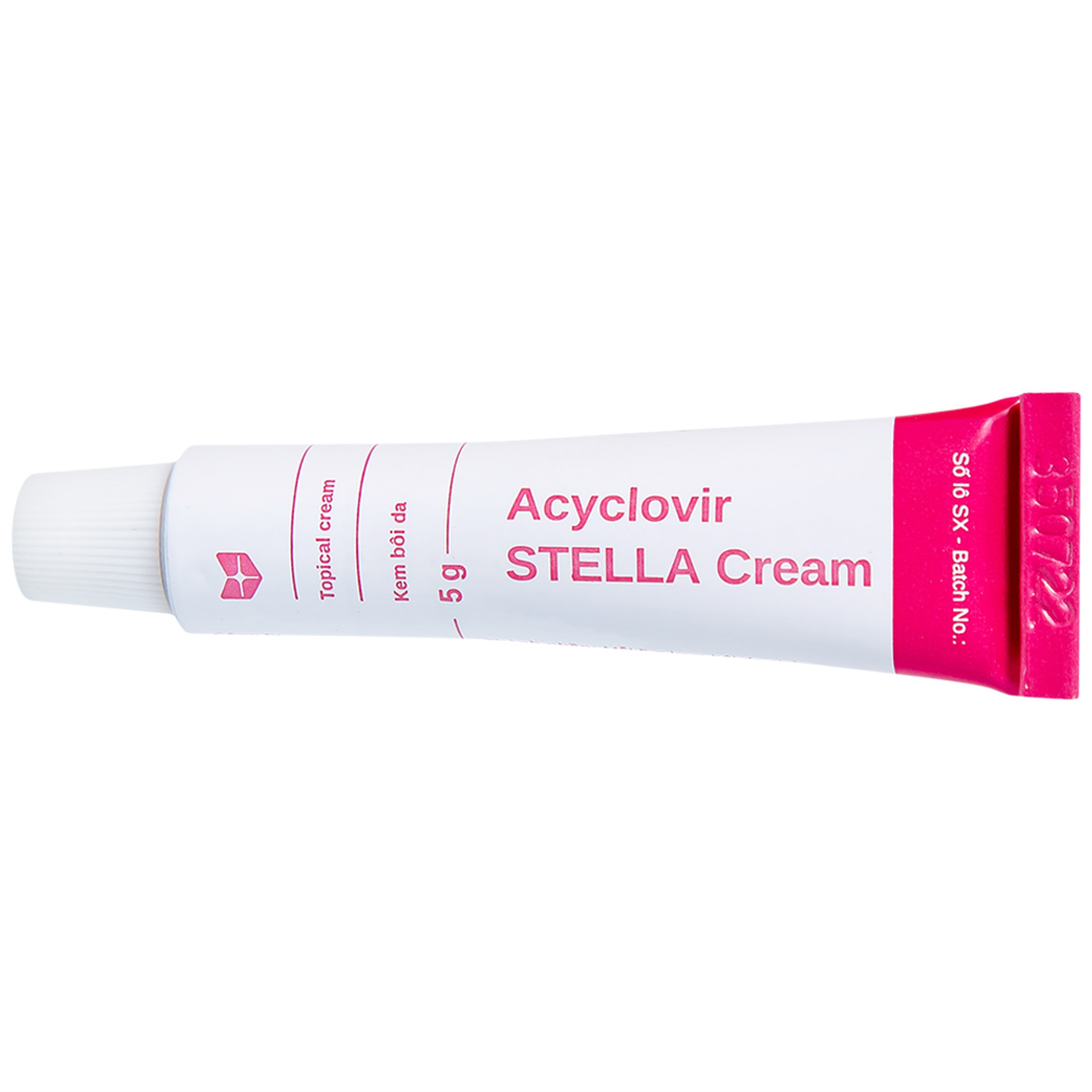 Kem bôi da Acyclovir Stella Cream (5g) điều trị nhiễm virus Herpes simplex