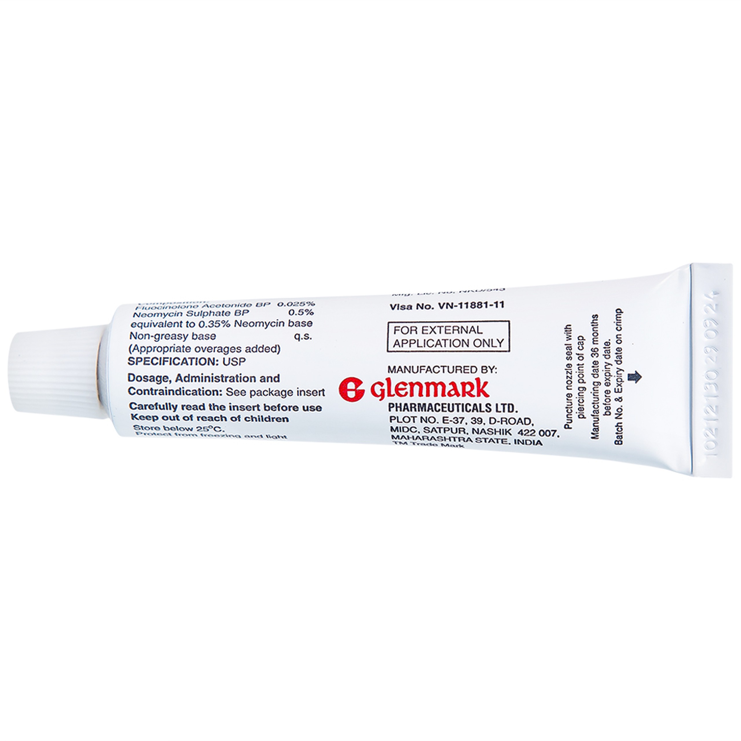 Kem Flucort-N Glenmark hỗ trợ điều trị các bệnh viêm da (15g)