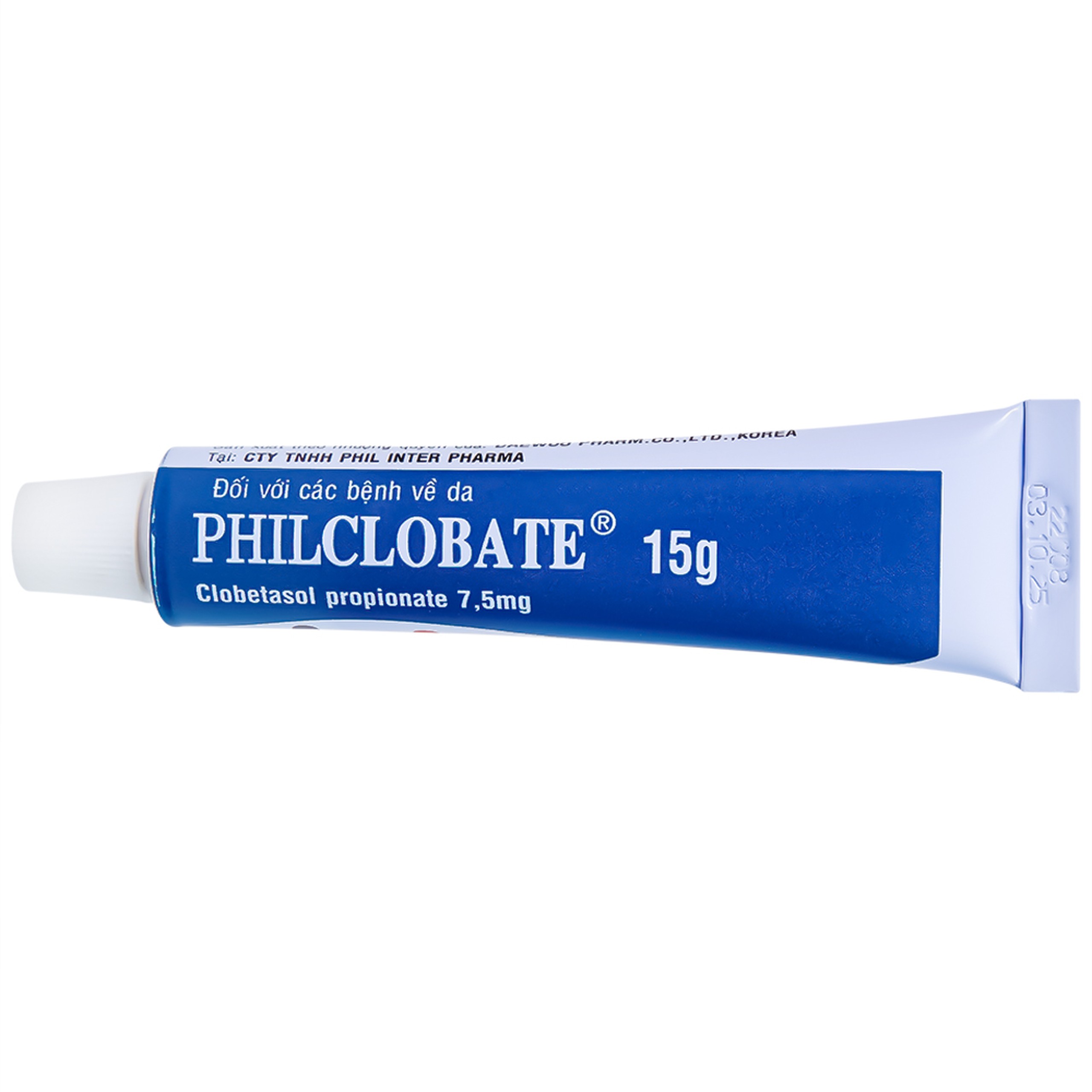Kem bôi da PhilClobate Phil Inter Pharma điều trị viêm da, chàm, chàm dị ứng (15g)