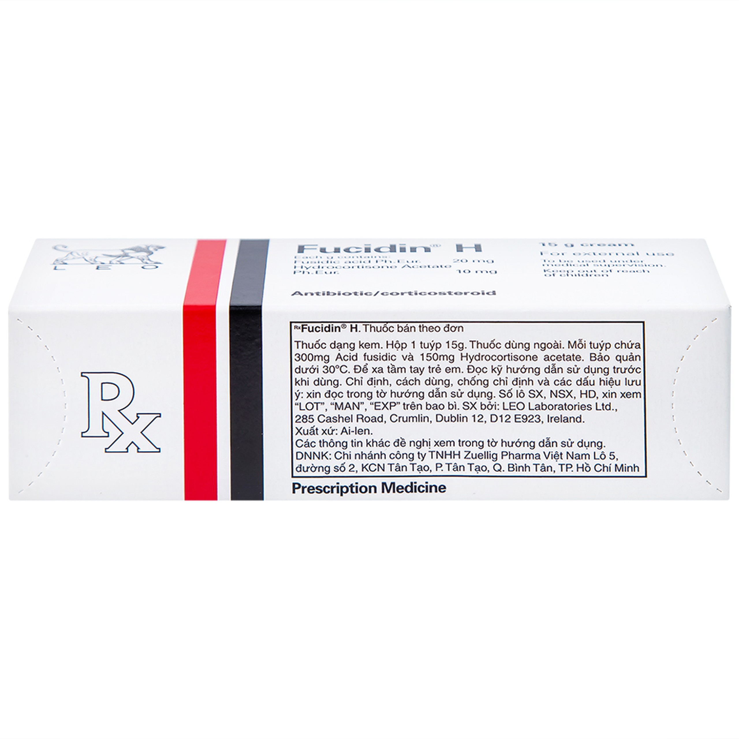 Kem Fucidin H LEO điều trị viêm da (15g)