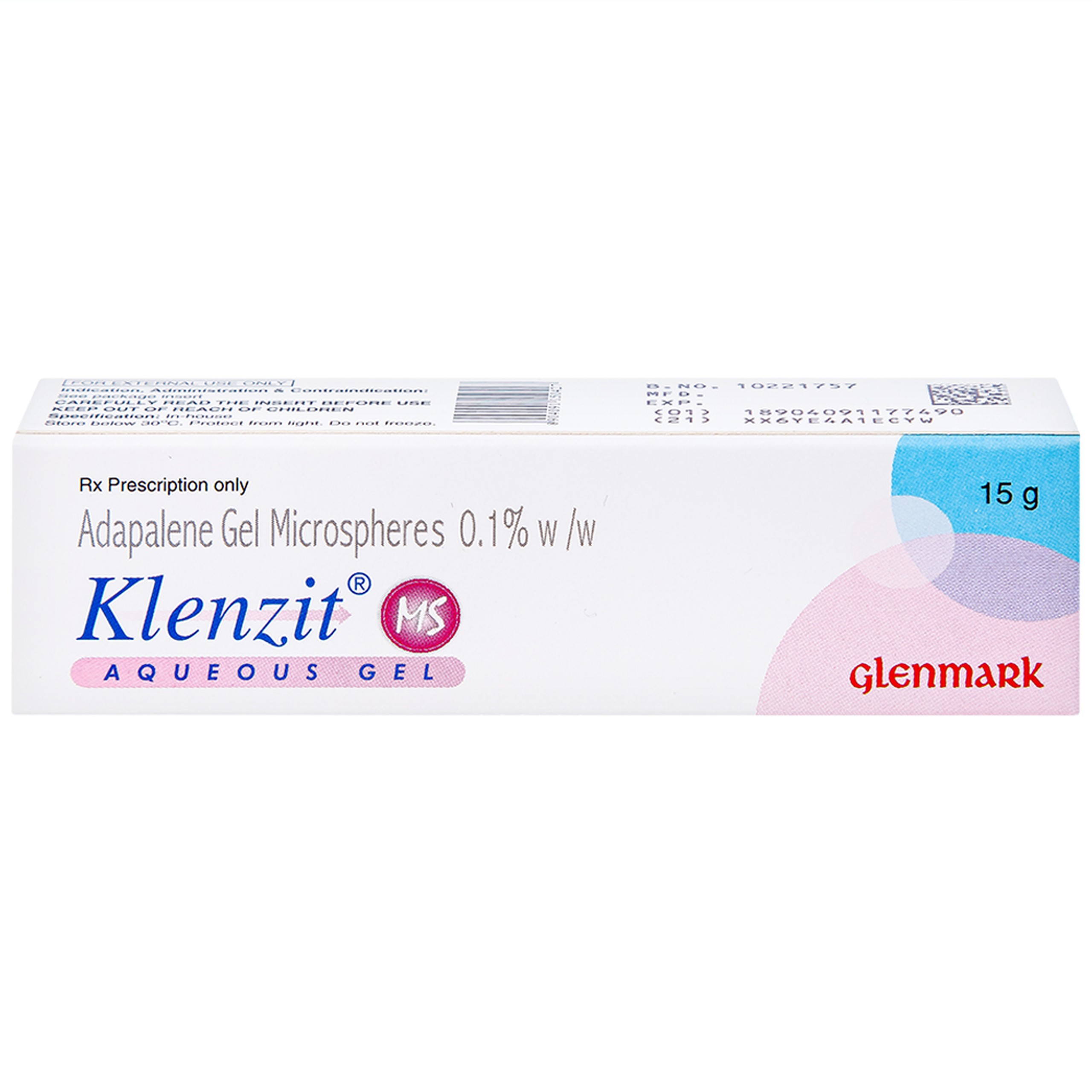 Gel bôi da Klenzit MS điều trị mụn trứng cá (15g)