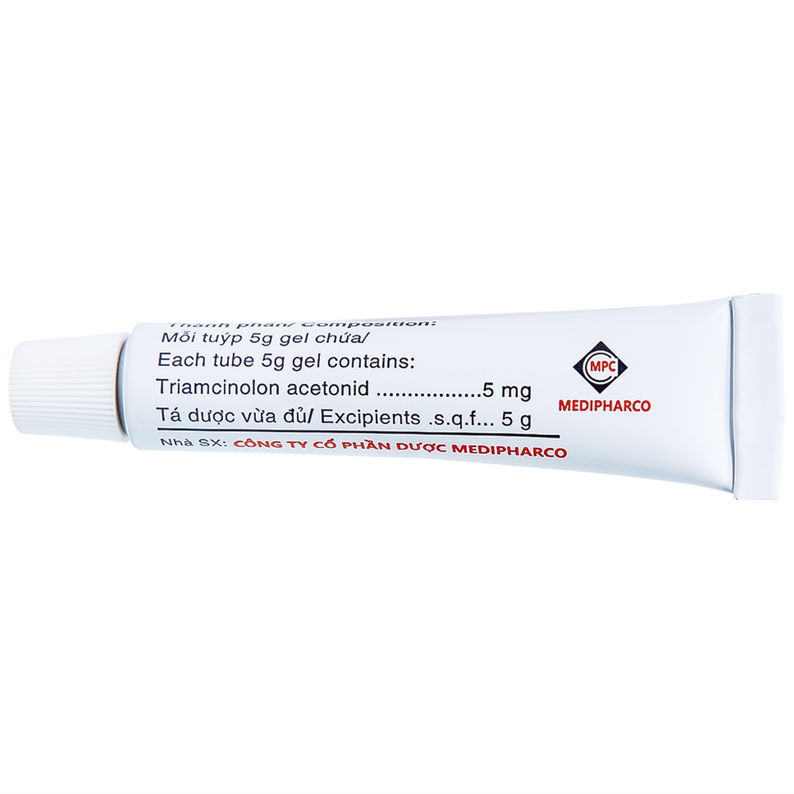 Gel bôi niêm mạc miệng Mouthpaste Medipharco giảm viêm, tổn thương (5g)