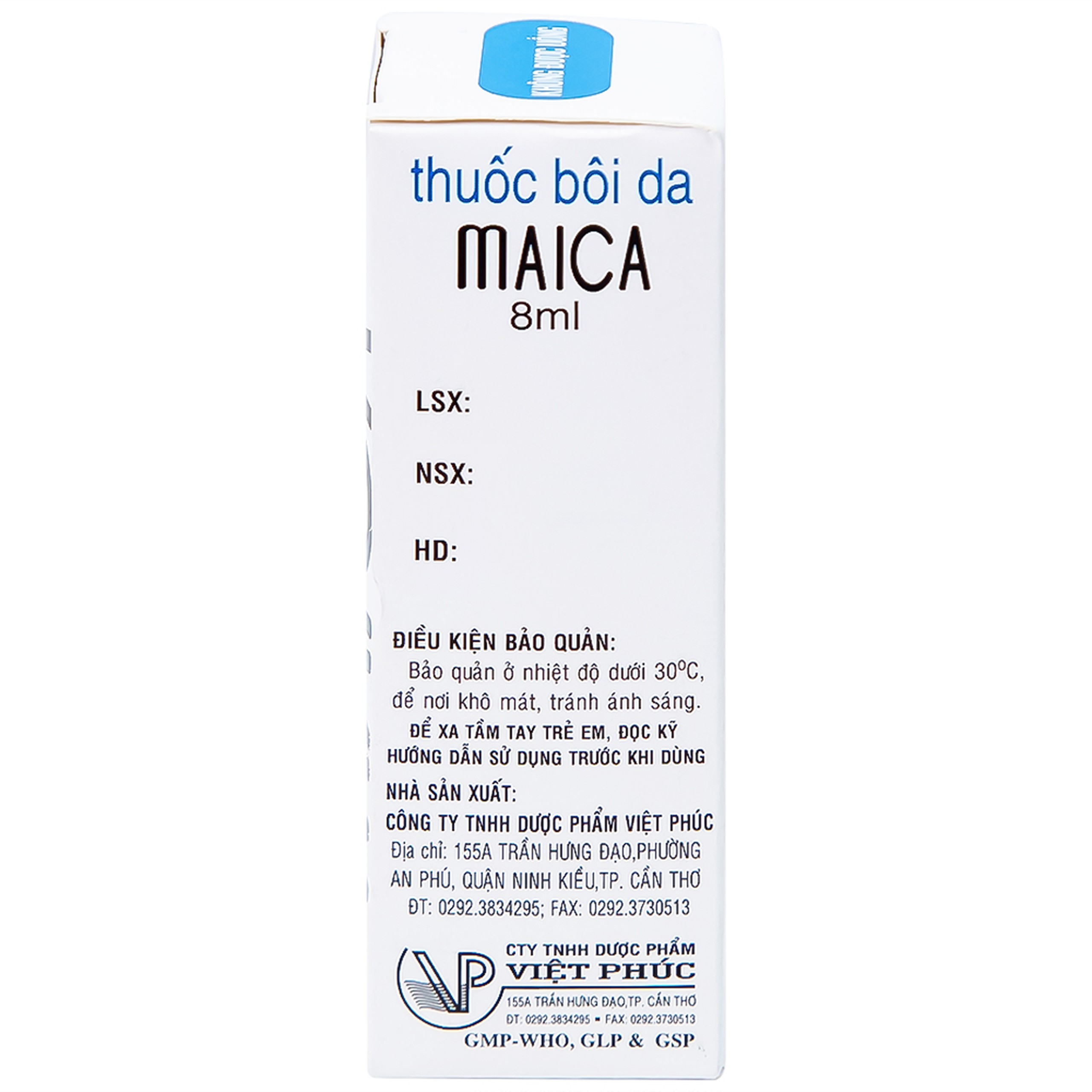 Thuốc bôi da Maica Việt Phúc giảm đau, giảm khó chịu khi da nứt nẻ, nổi ban (8ml)