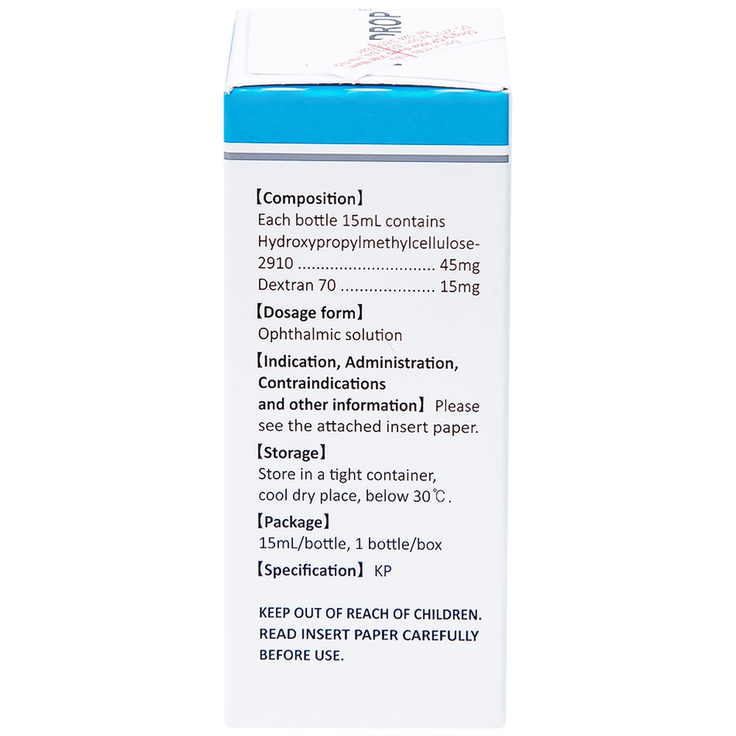 Thuốc nhỏ mắt Telodrop Hanlim điều trị chứng khô mắt (15ml)