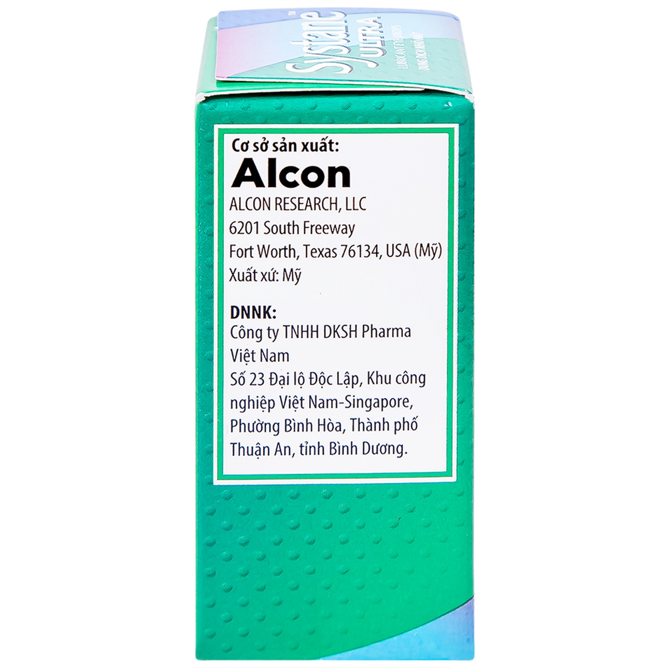 Thuốc nhỏ mắt Systane Ultra Alcon giảm các chứng rát và kích ứng do khô mắt (5ml)