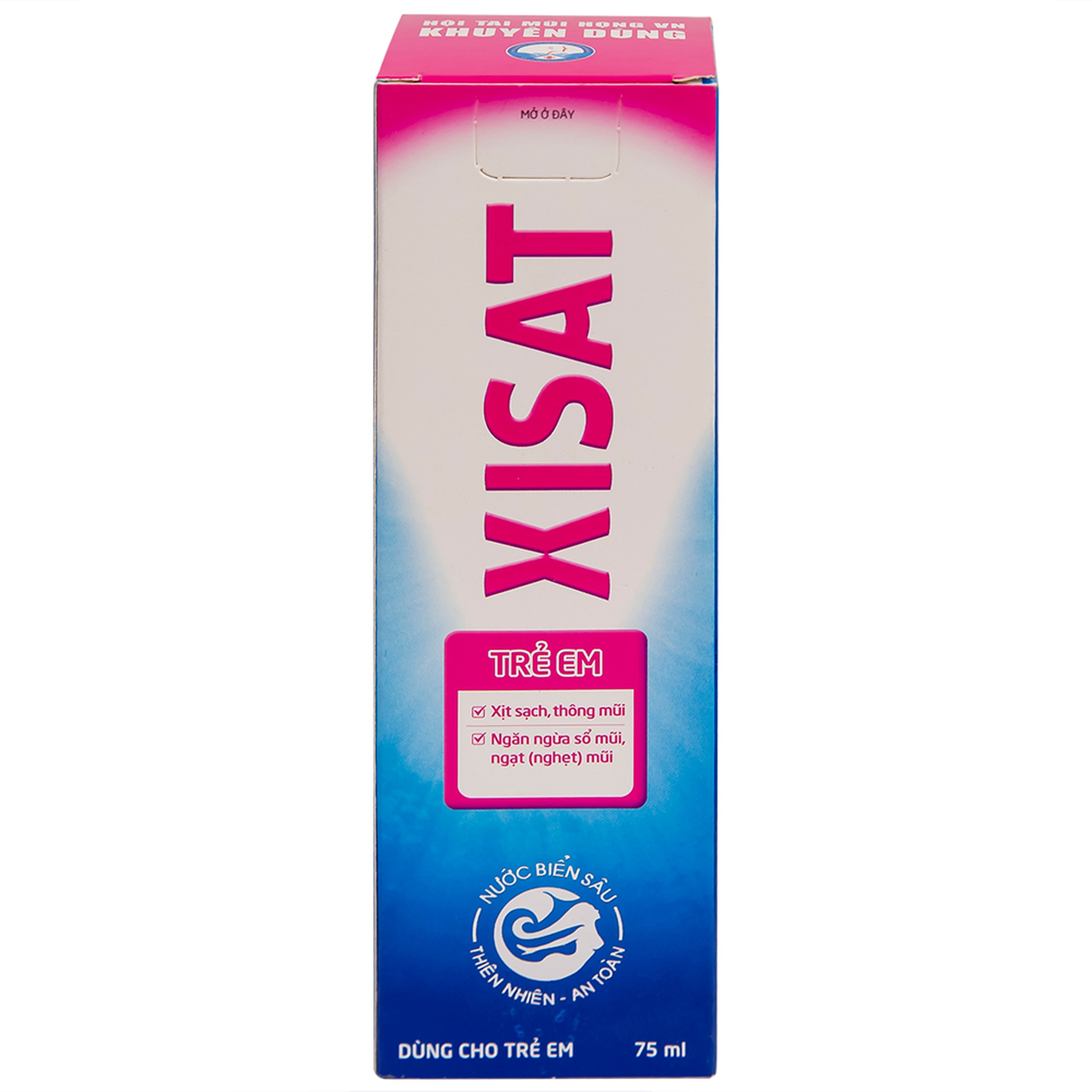 Xịt mũi Xisat trẻ em 75ml làm sạch thông mũi