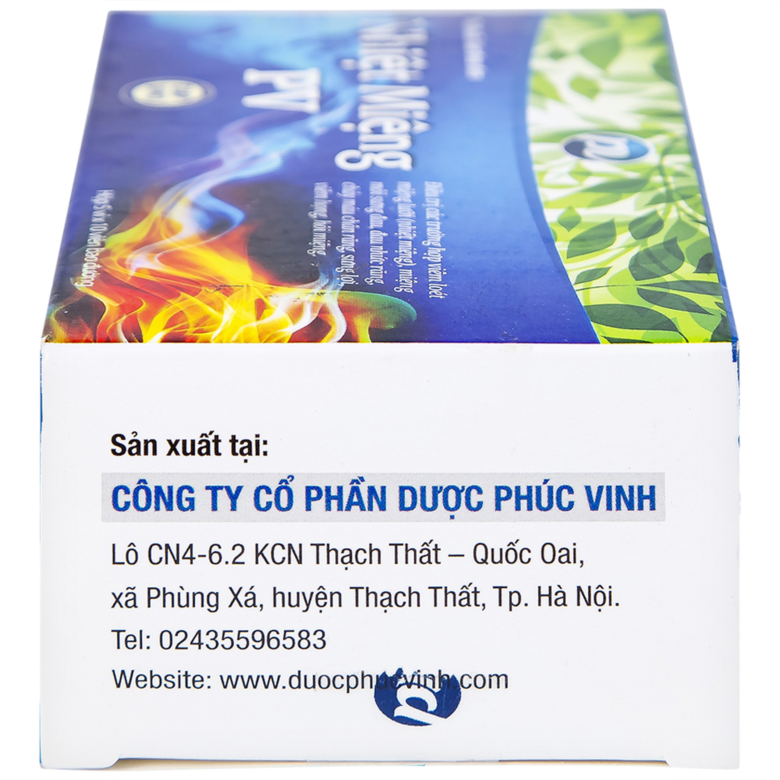 Thuốc Nhiệt Miệng PV điều trị viêm loét miệng, lưỡi và miệng môi sưng đau (5 vỉ x 10 viên)