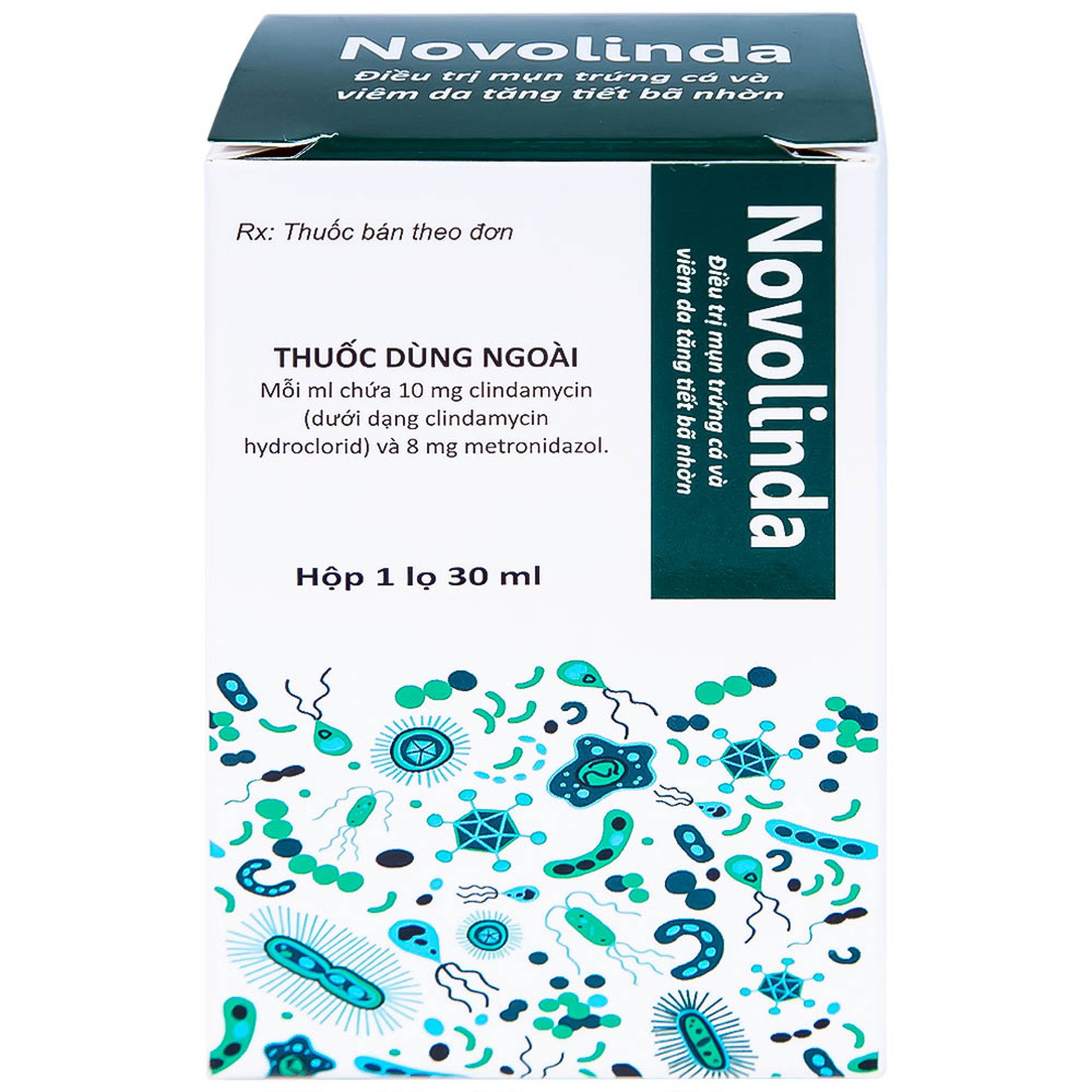 Dung dịch Novolinda CPC1 Hà Nội điều trị bệnh trứng cá, viêm nang lông (30ml)