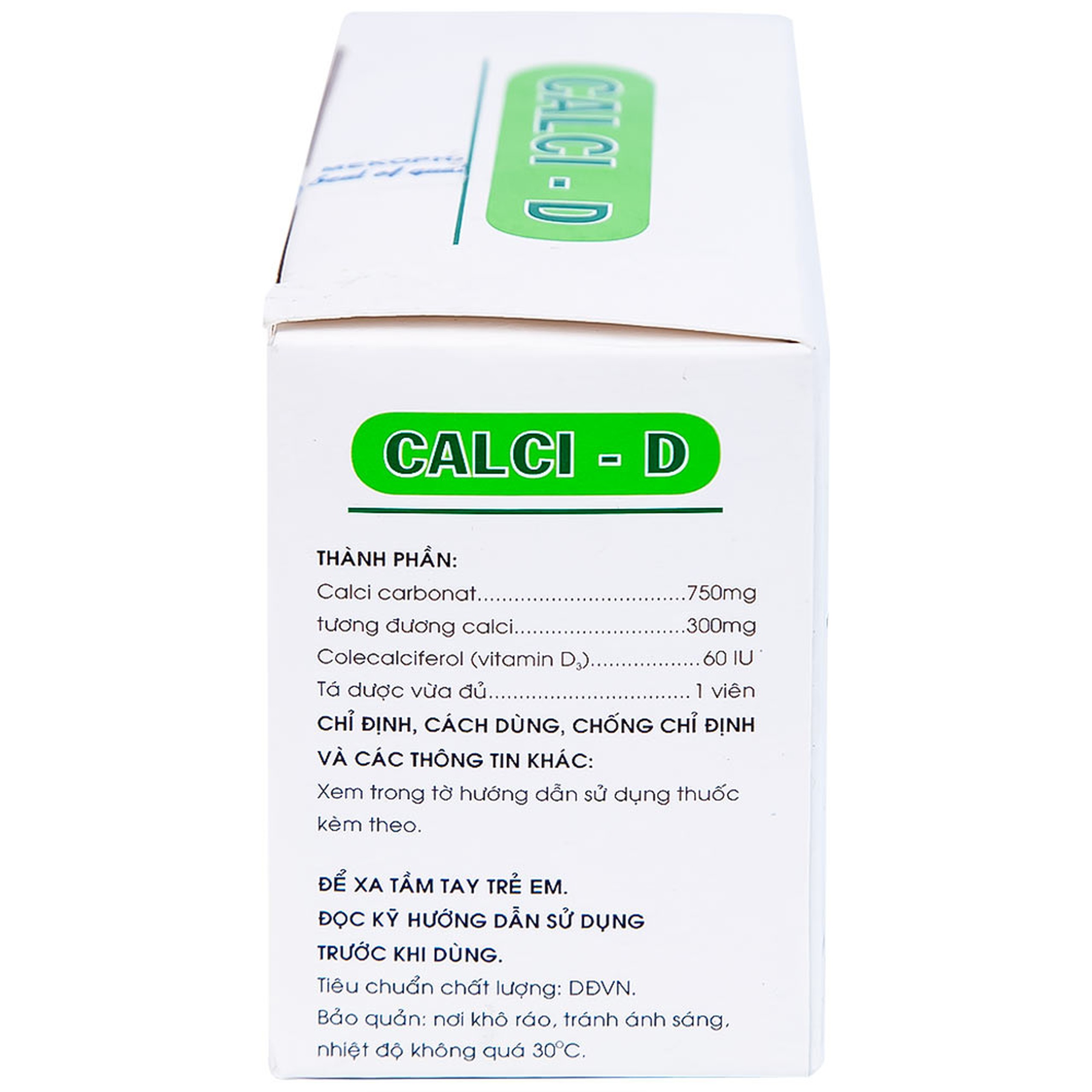 Thuốc Calci - D Mekophar bổ sung calci (10 vỉ x 10 viên)