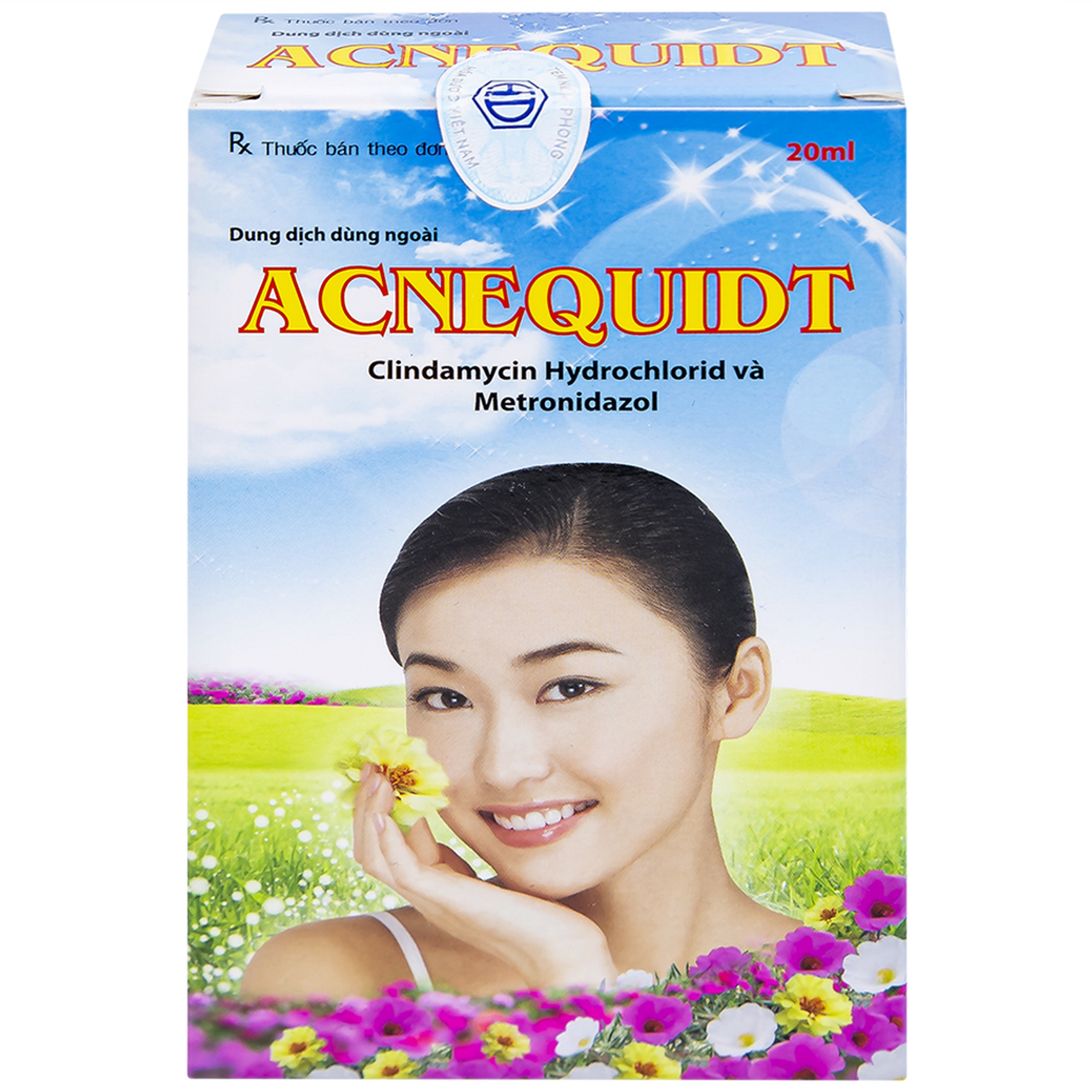 Dung dịch dùng ngoài Acnequidt Hóa Dược điều trị bệnh trứng cá (20ml)