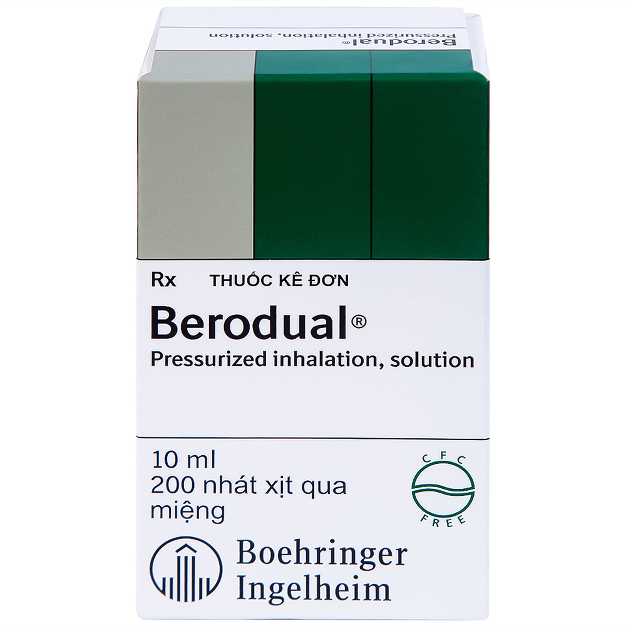 Dung dịch Berodual Boehringer hỗ trợ giãn phế quản (10ml)
