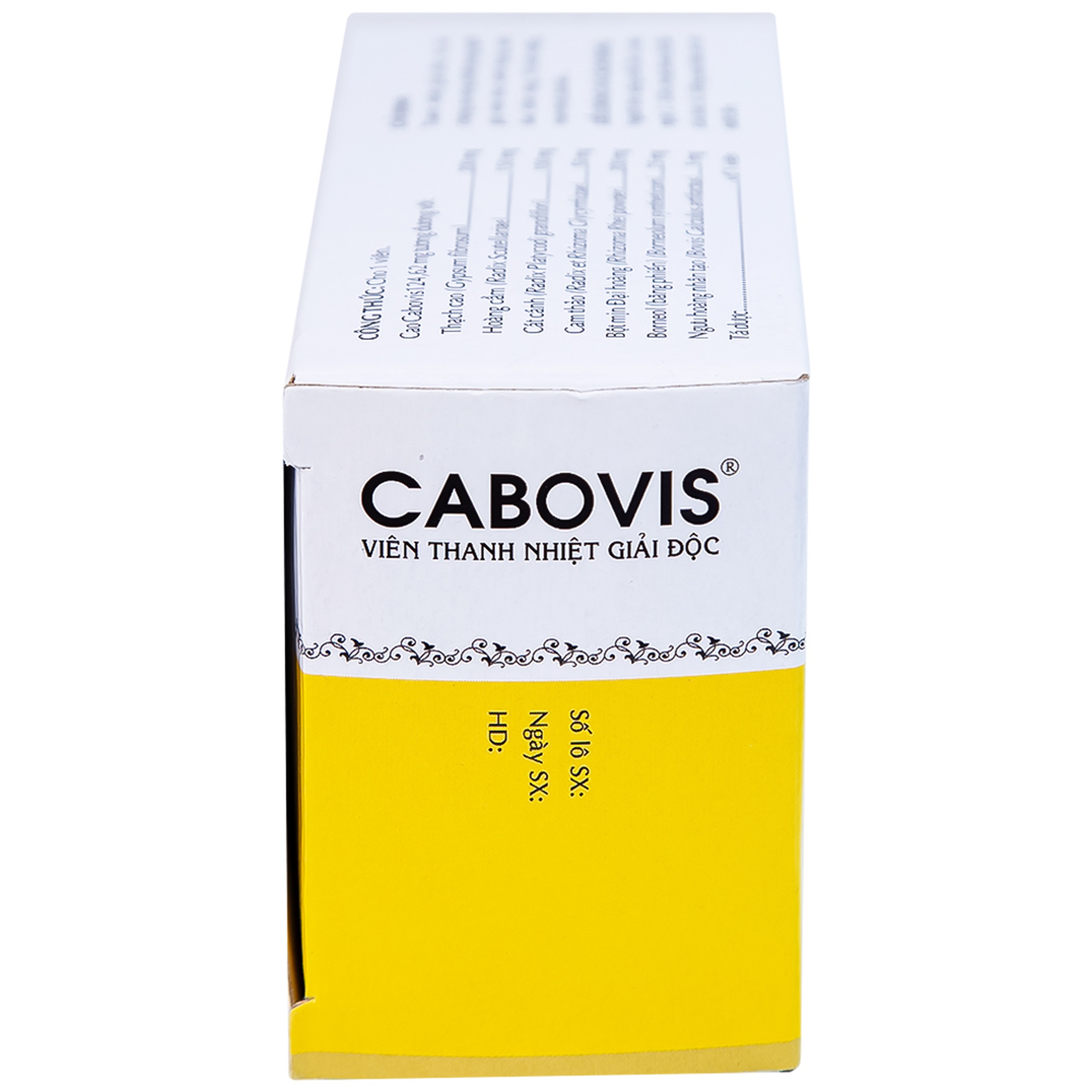 Viên Cabovis OPC thanh nhiệt giải độc, điều trị các chứng do nóng nhiệt (5 vỉ x 10 viên)