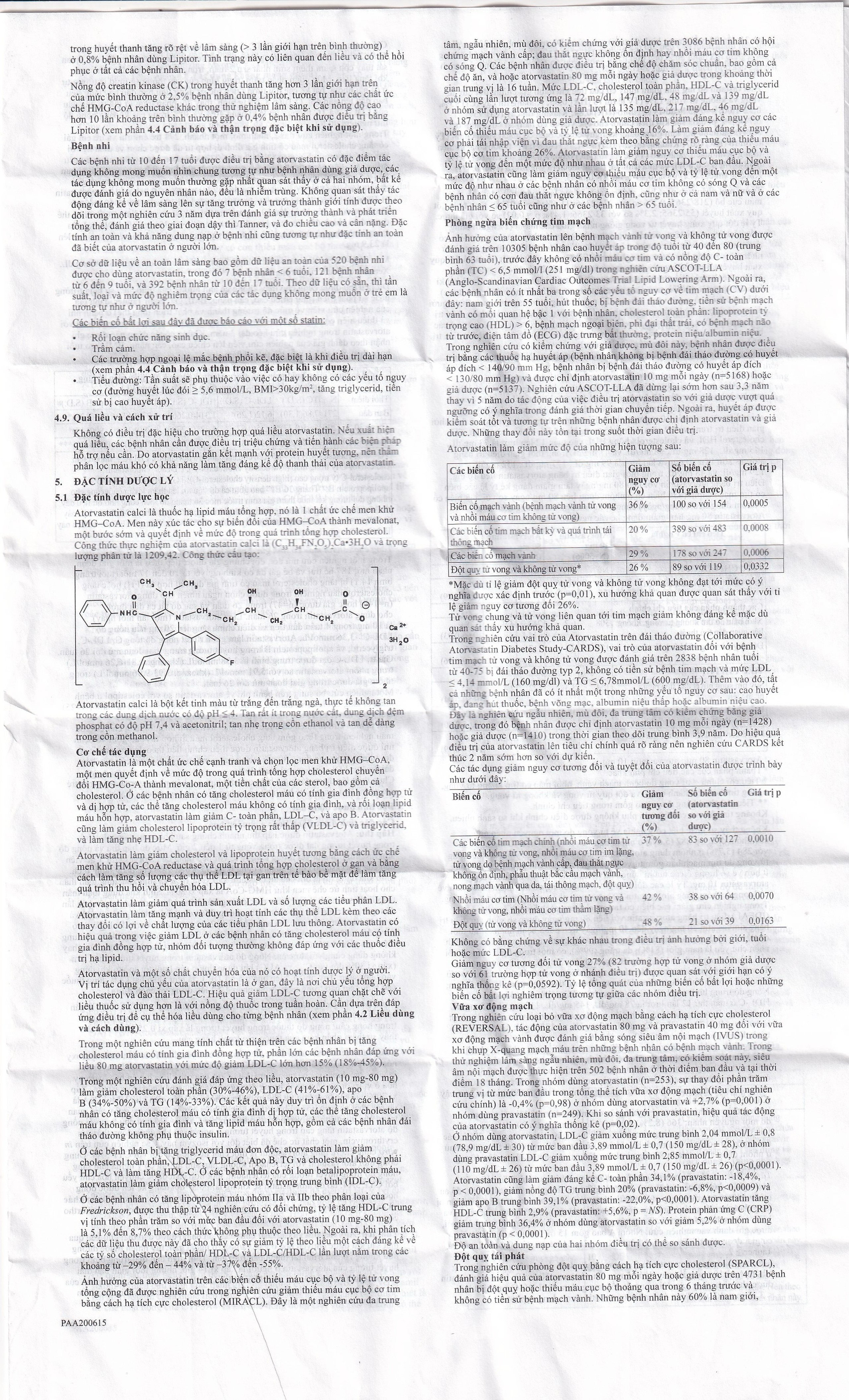 Thuốc Lipitor 10mg Viatris điều trị tăng cholesterol toàn phần (3 vỉ x 10 viên) 