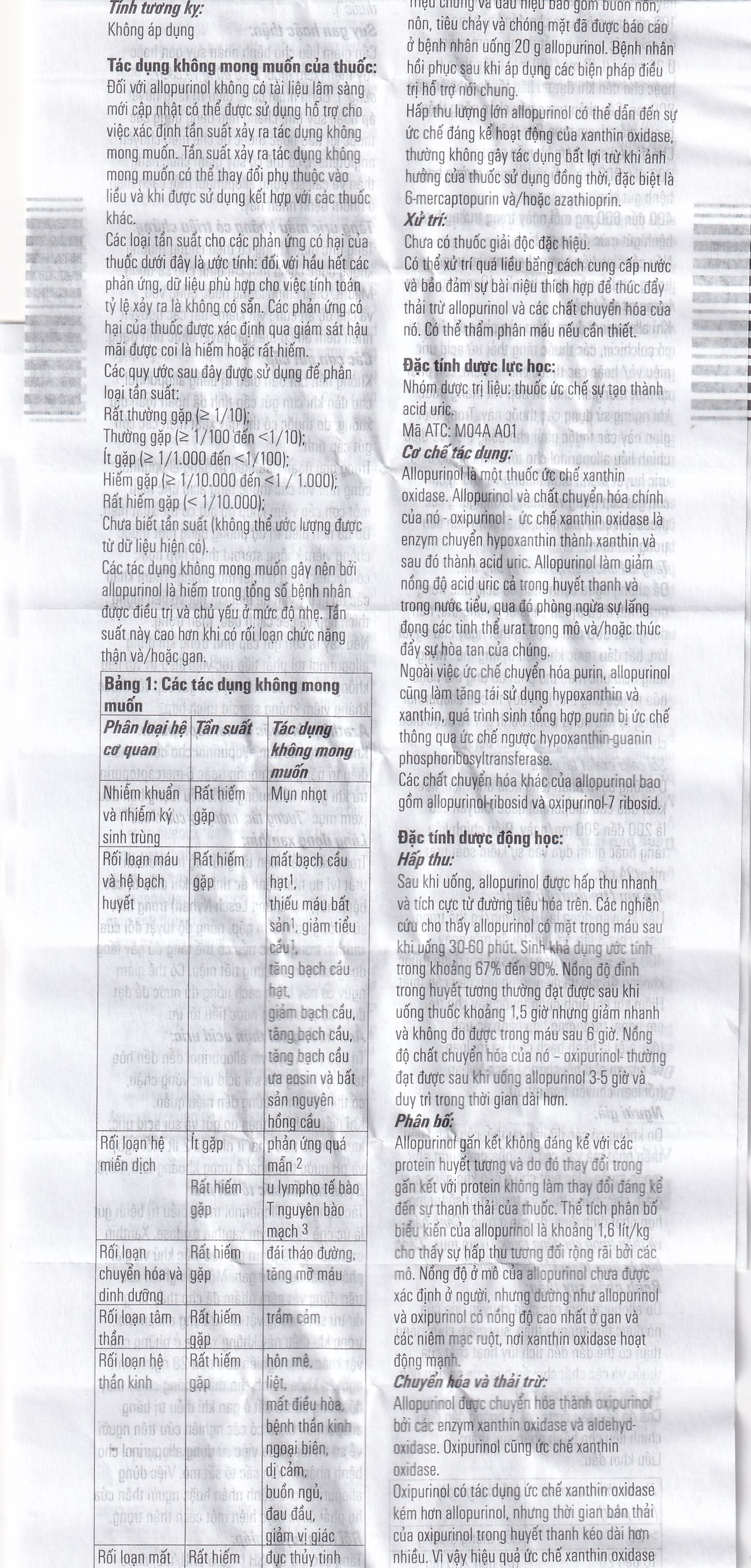 Viên nén Milurit 300mg Egis Pharma điều trị bệnh gout, phòng ngừa bệnh sỏi axit uric (30 viên)