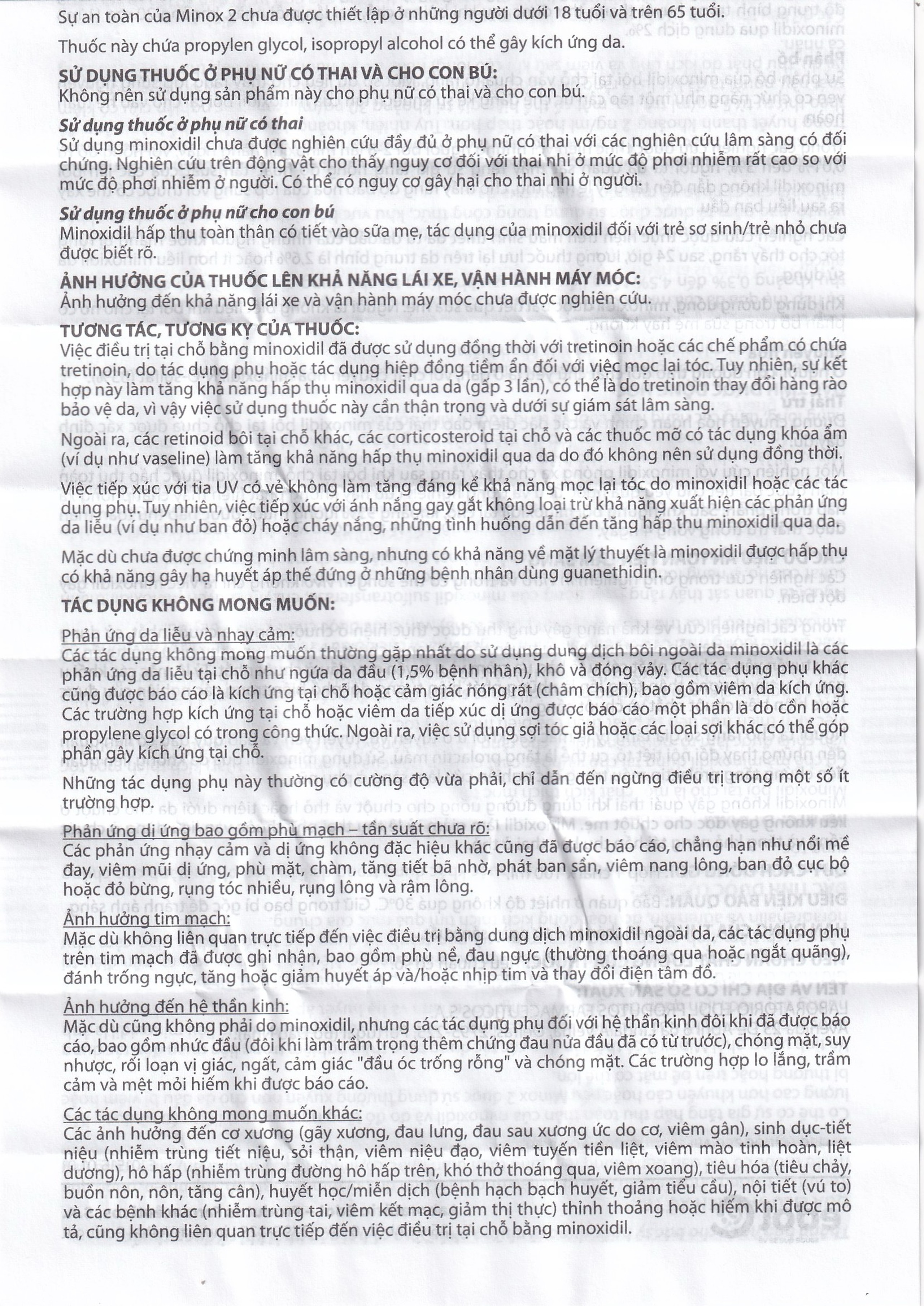 Thuốc Minox 20mg Edol điều trị rụng tóc kiểu androgenic và rụng tóc từng vùng (100ml)