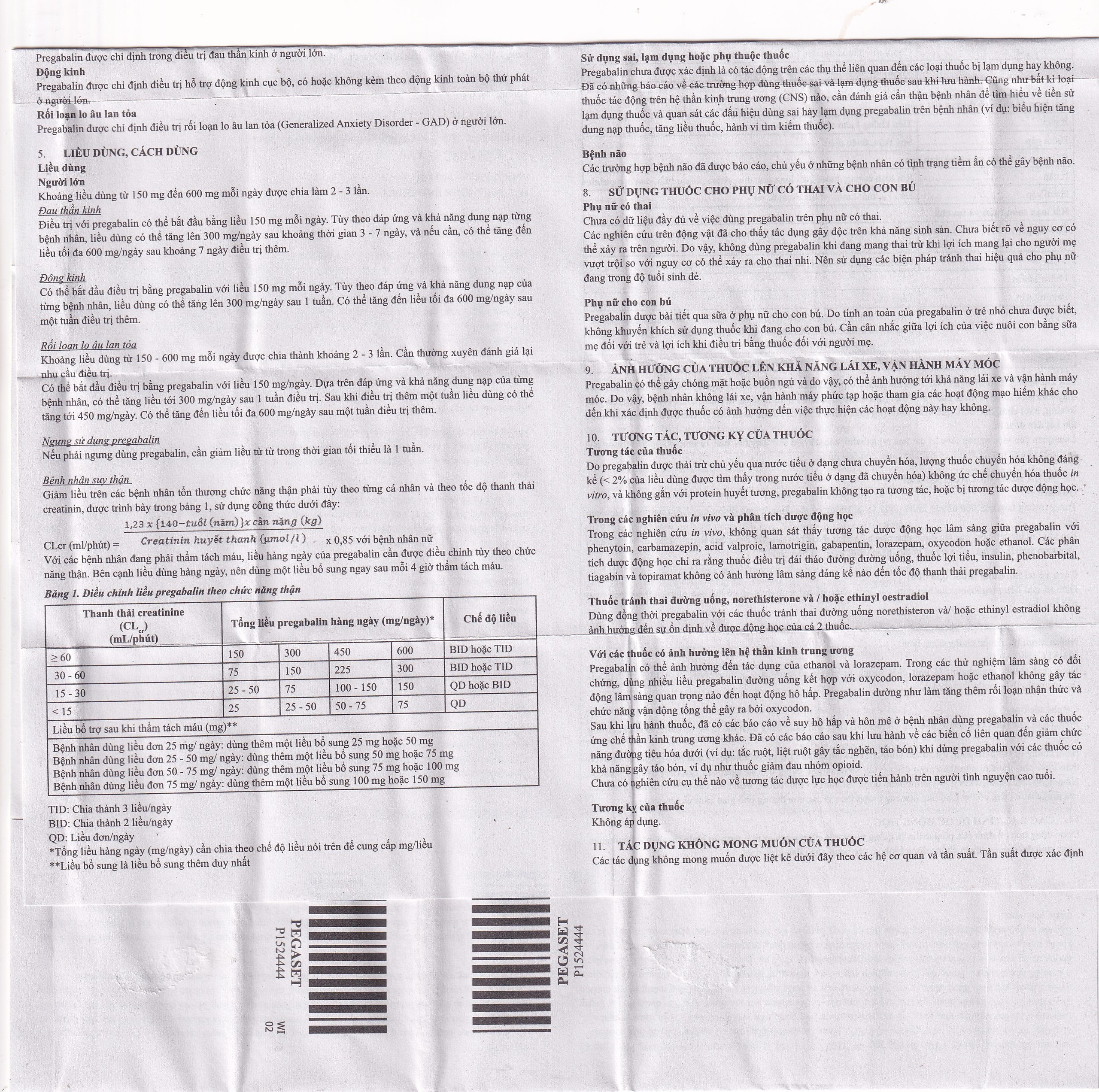 Thuốc Pegaset 50 Aurobindo điều trị đau thần kinh, hỗ trợ động kinh cục bộ (4 vỉ x 7 viên)