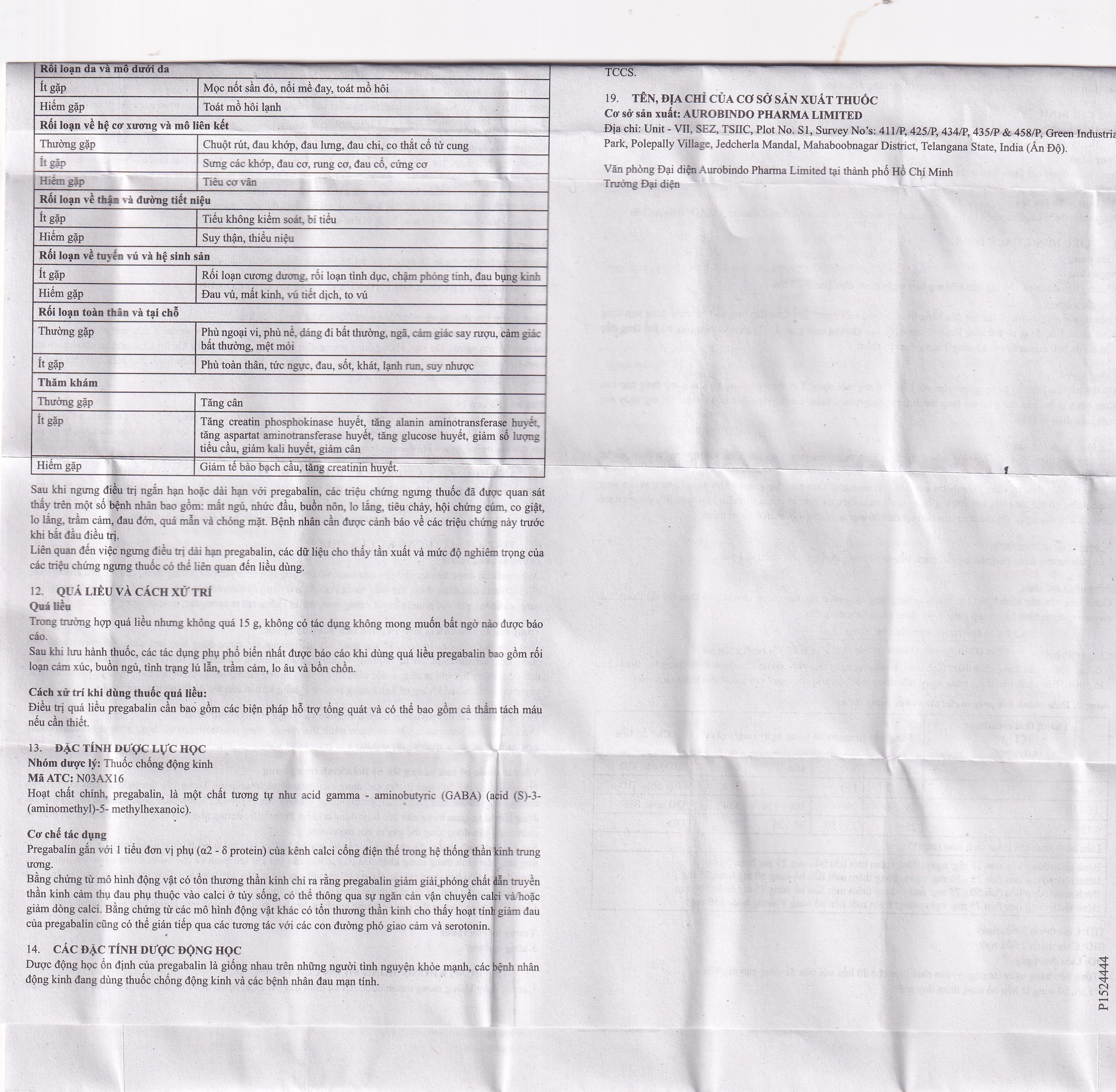 Thuốc Pegaset 50 Aurobindo điều trị đau thần kinh, hỗ trợ động kinh cục bộ (4 vỉ x 7 viên)