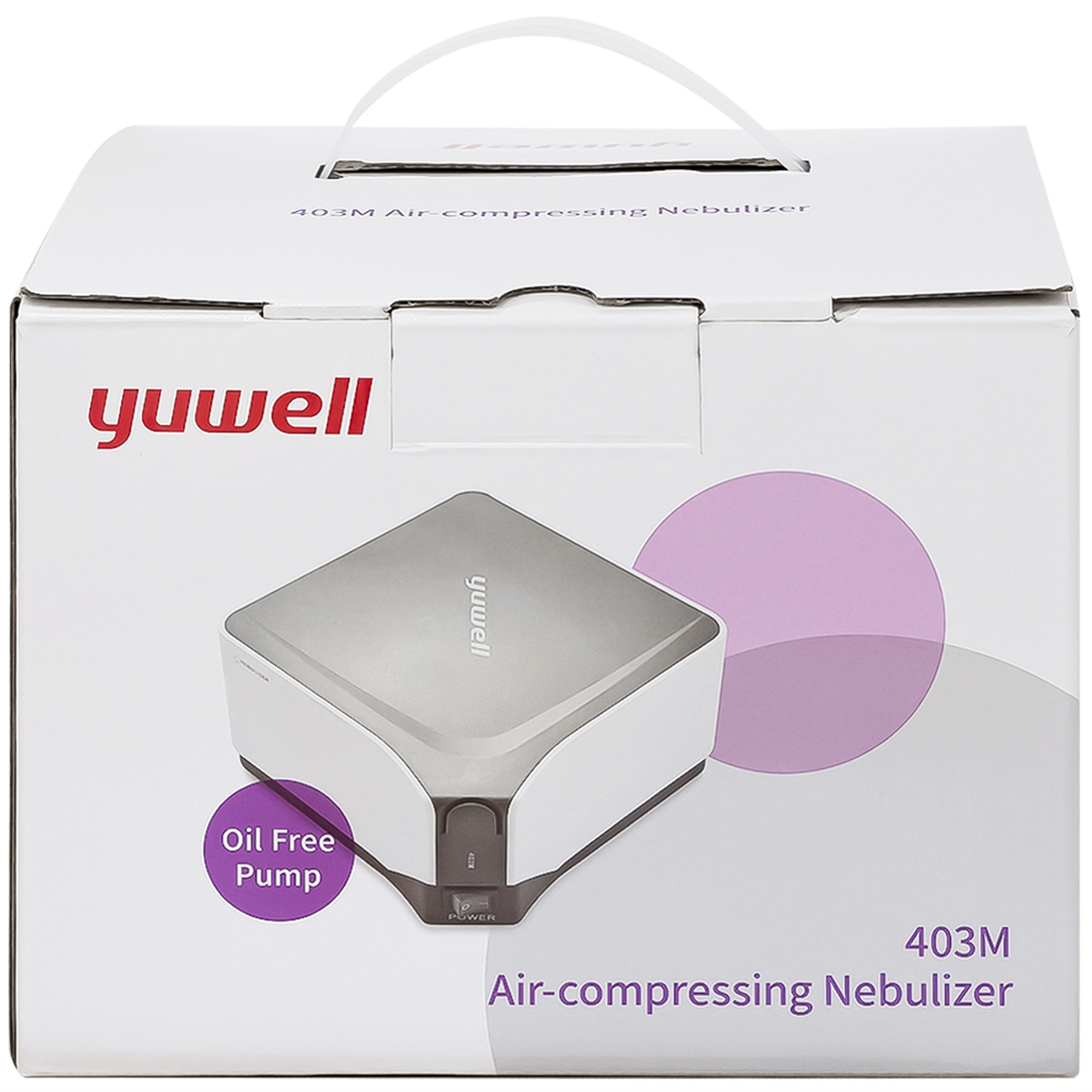 Máy xông khí dung nén khí Yuwell 403M hỗ trợ điều trị bệnh lý về đường hô hấp