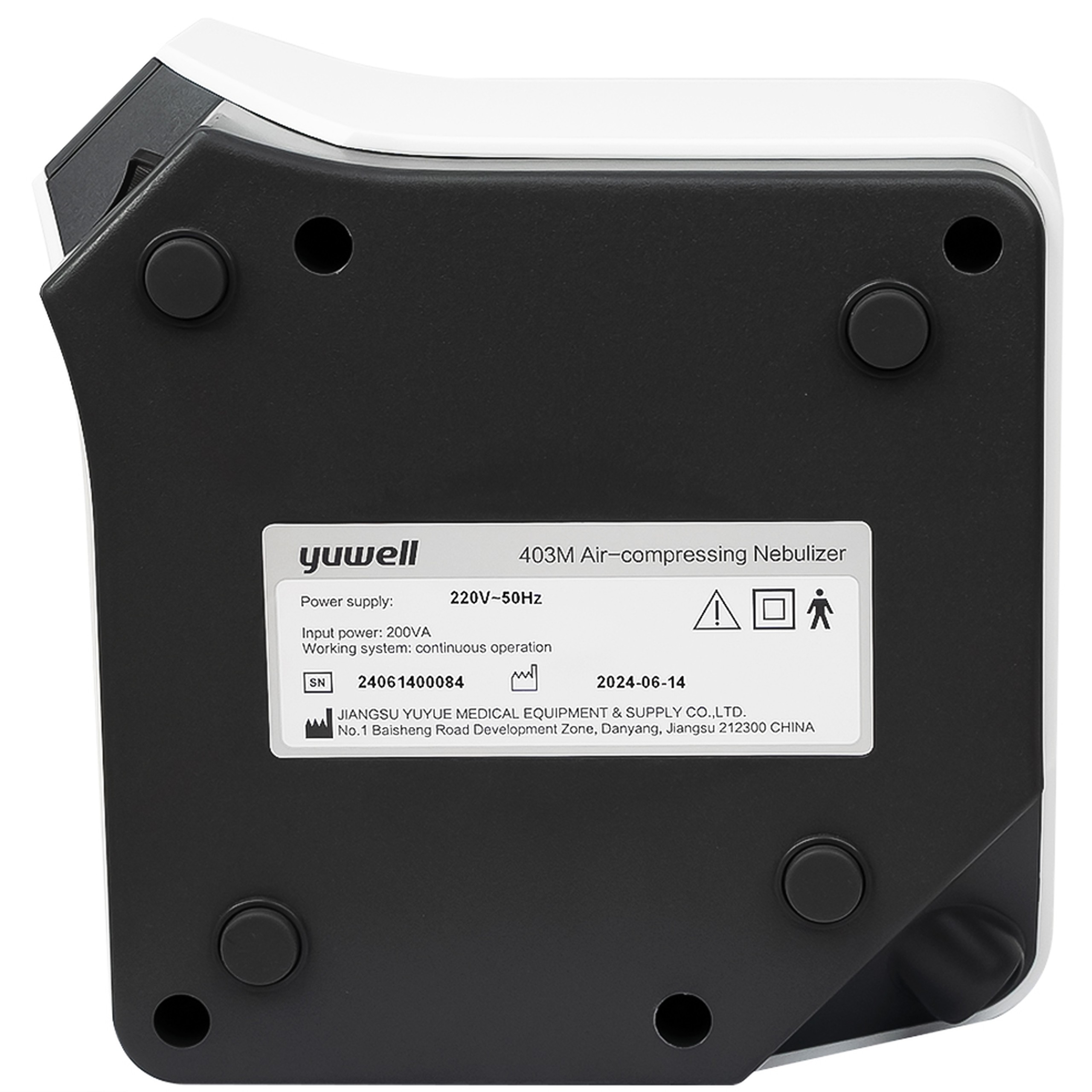 Máy xông khí dung nén khí Yuwell 403M hỗ trợ điều trị bệnh lý về đường hô hấp