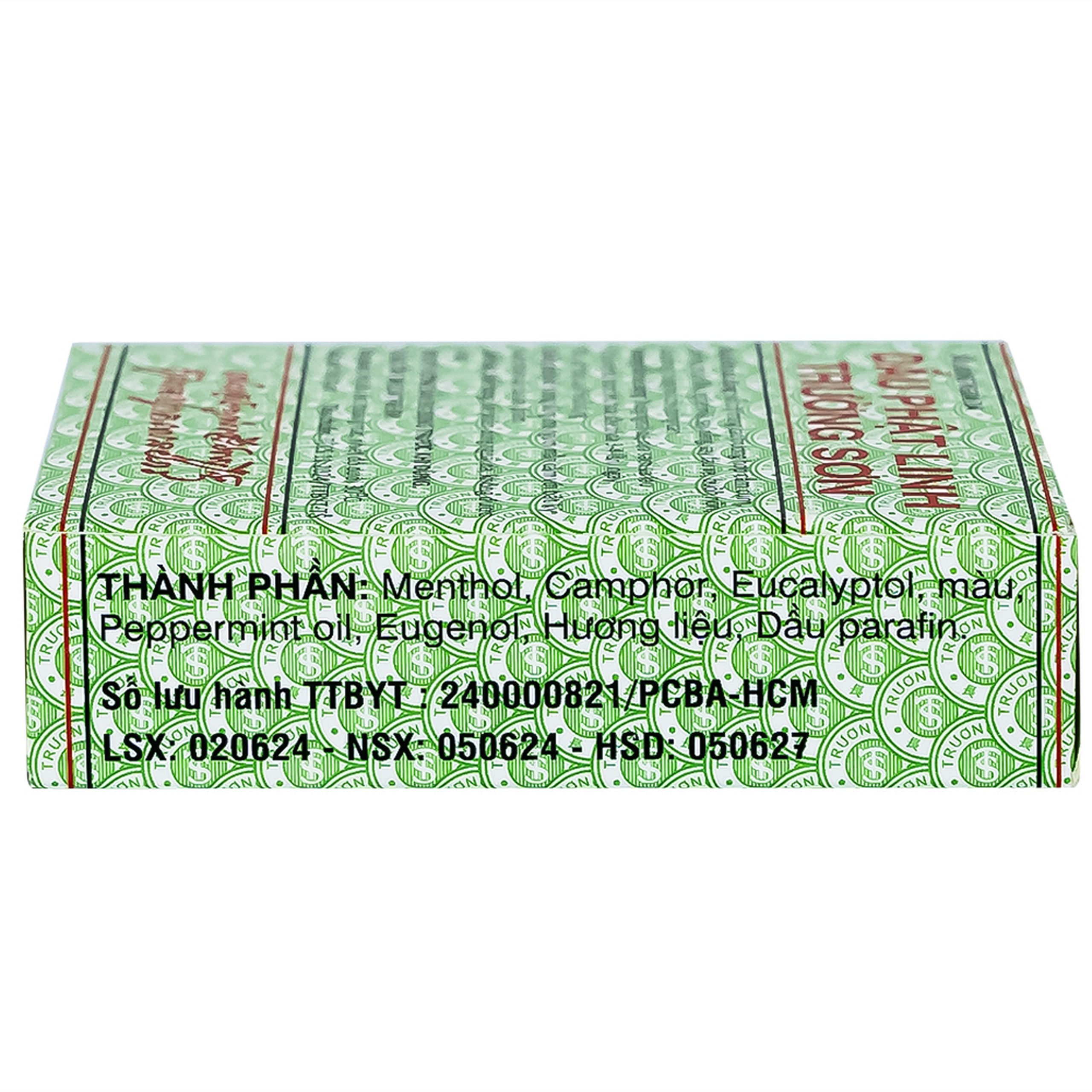 Dầu gió Phật Linh Trường Sơn 5ml giúp giảm đau nhức, sổ mũi, chóng mặt, say tàu xe