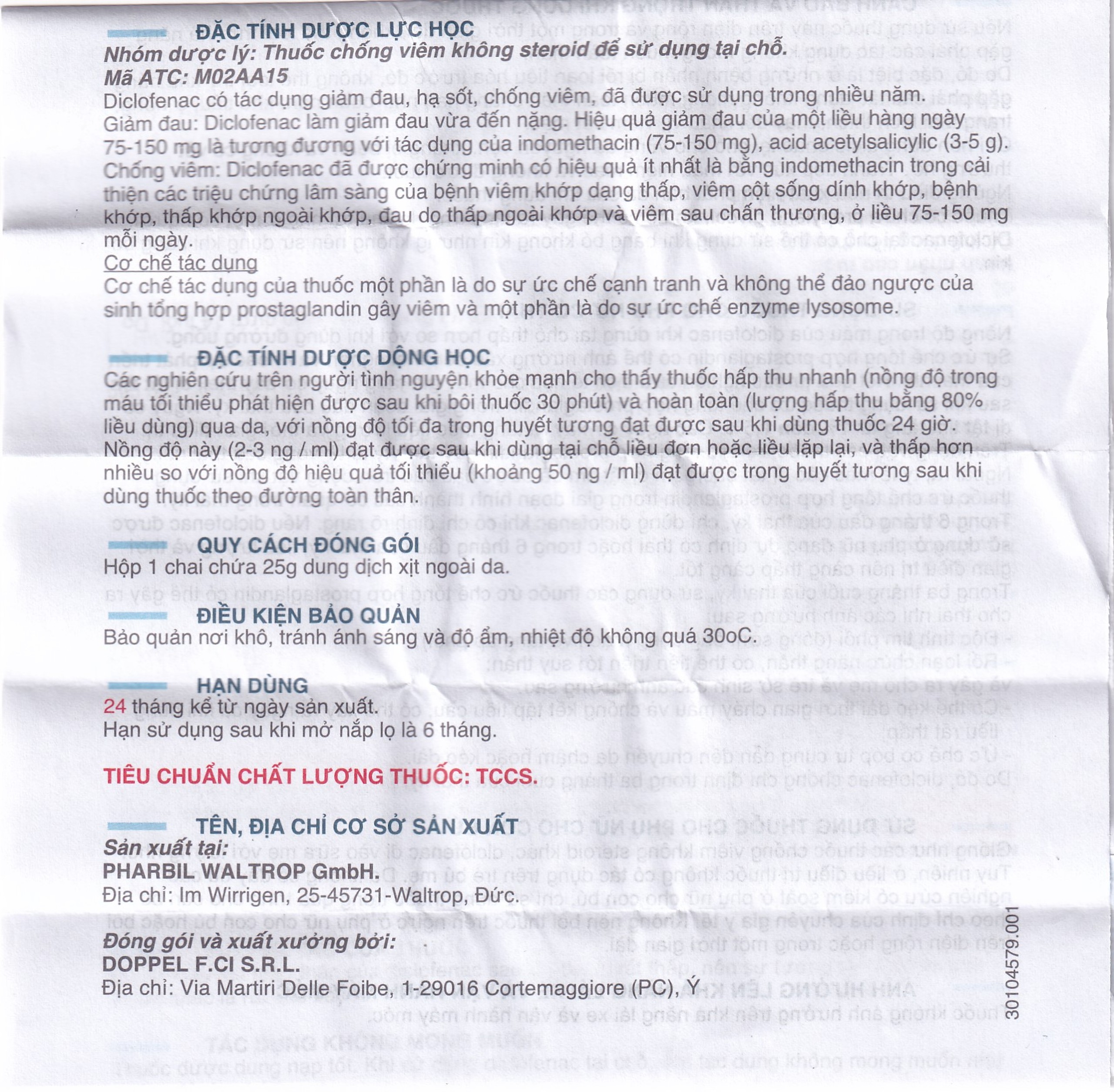 Thuốc giảm đau Traulen 4% OP Pharma dạng xịt hỗ trợ điều trị tại chỗ đau và viêm do thấp khớp (25g)