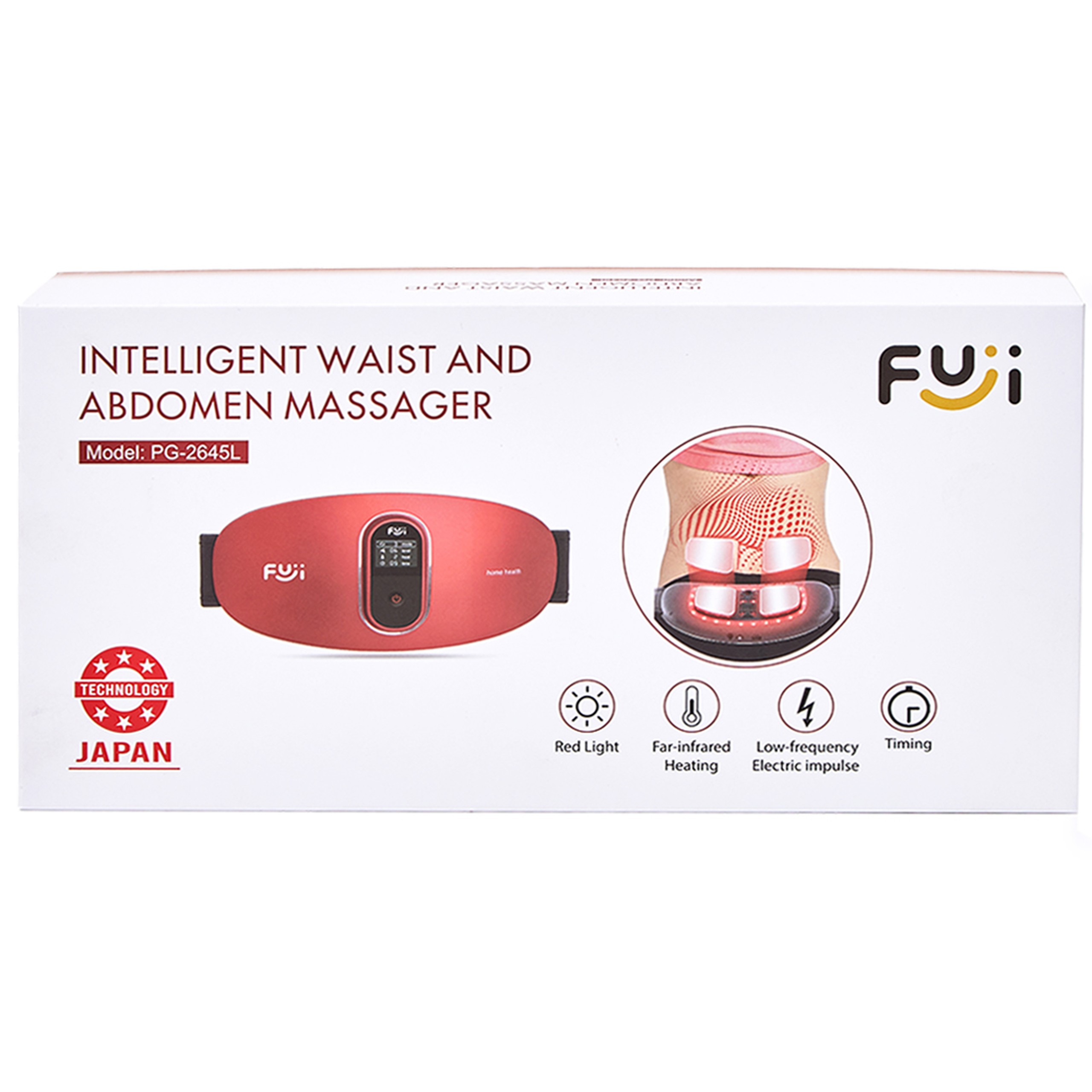 Máy massage (mát xa) lưng, bụng Fuji PG-2645L giúp giảm đau các vùng cơ và dây thần kinh bên trong