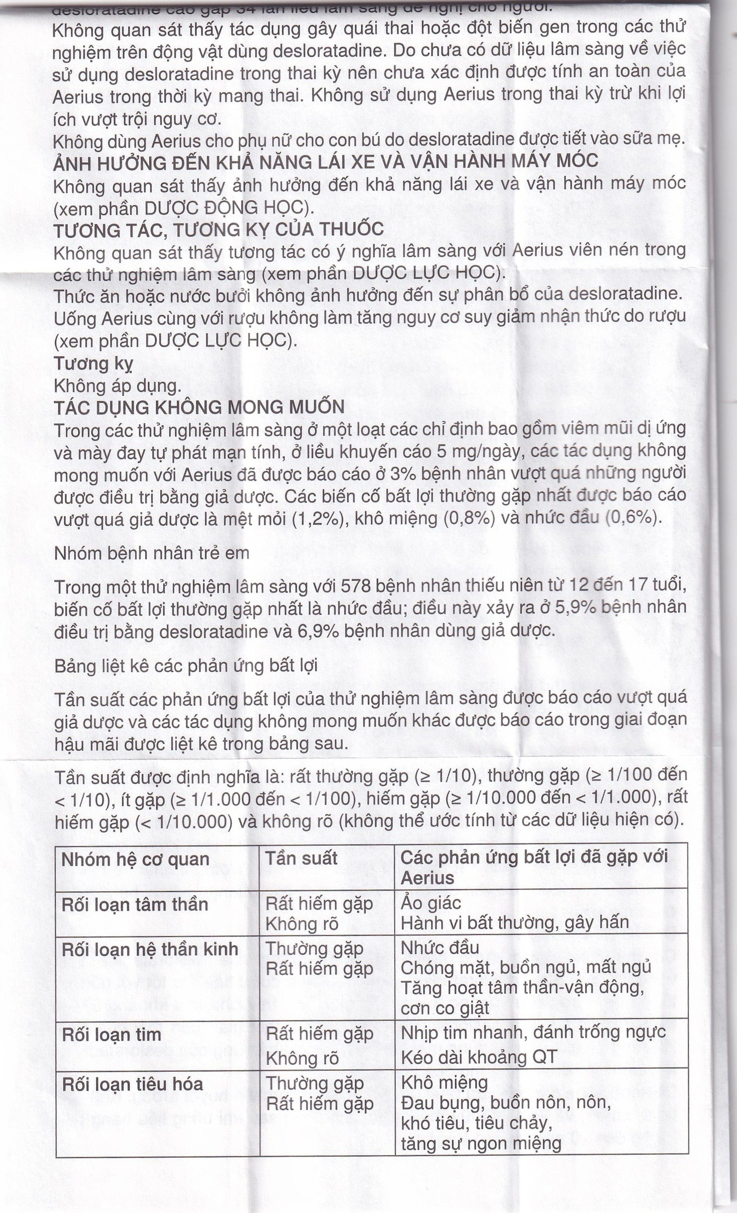 Thuốc Aerius 5mg MSD giảm nhanh các triệu chứng viêm mũi dị ứng, mày đay (1 vỉ x 10 viên)