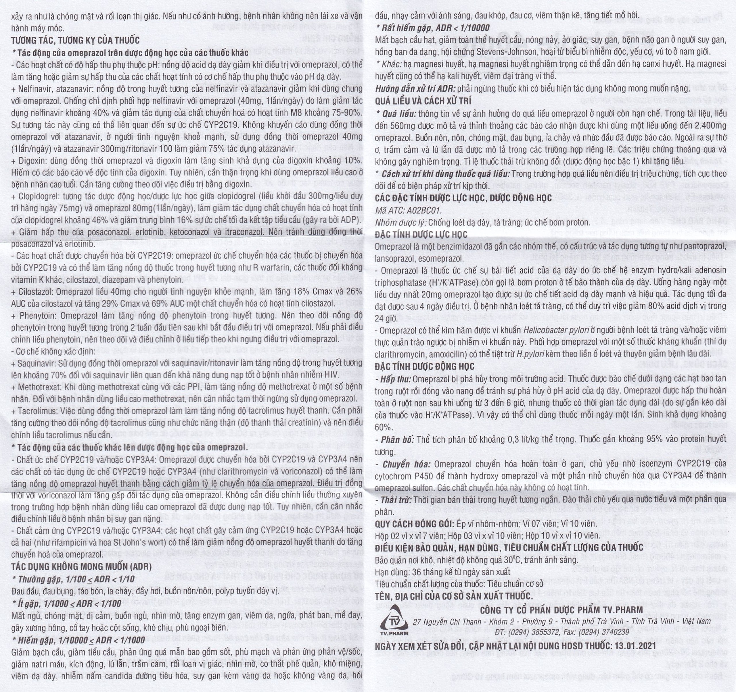 Thuốc Alzole 40mg TV.Pharm điều trị viêm thực quản, viêm loét dạ dày, tá tràng (3 vỉ x 10 viên)