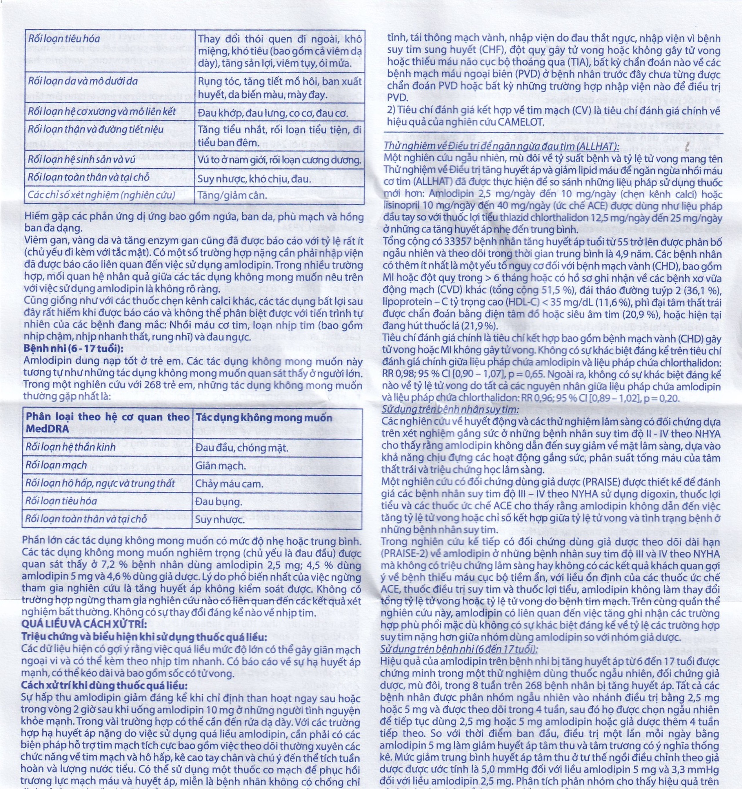 Thuốc Amlodipin 5mg Domesco điều trị tăng huyết áp, đau thắt ngực (3 vỉ x 10 viên)