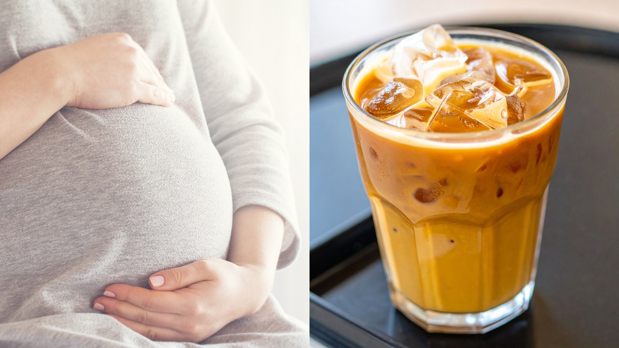 Bầu 3 tháng cuối uống cà phê sữa được không