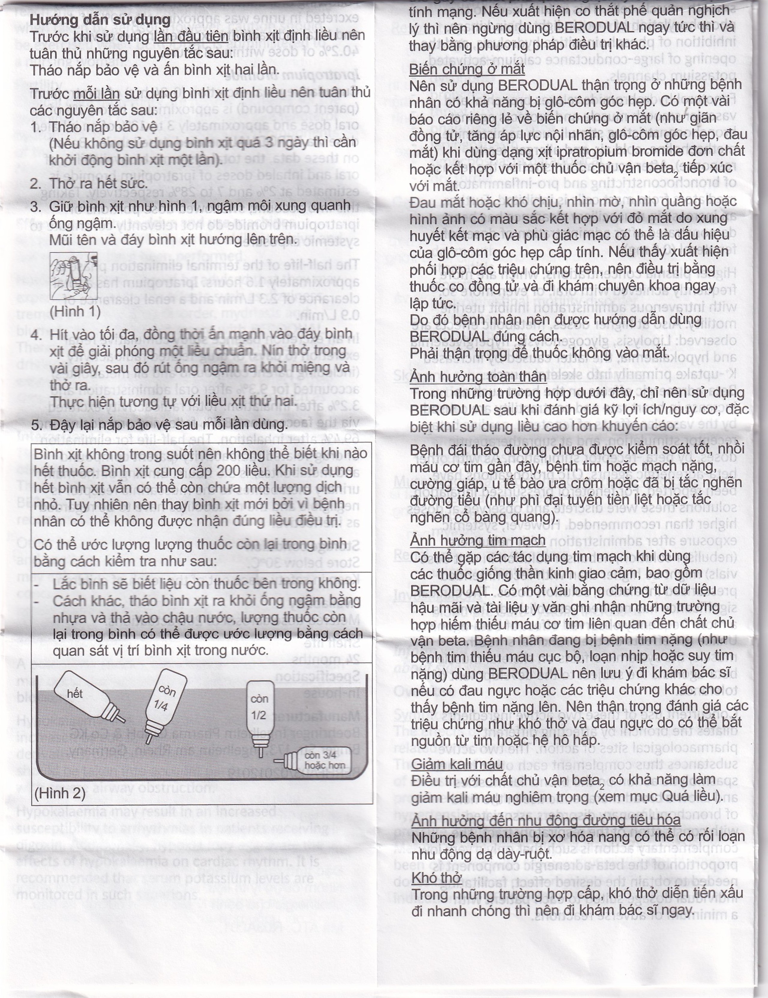 Dung dịch Berodual Boehringer hỗ trợ giãn phế quản (10ml)