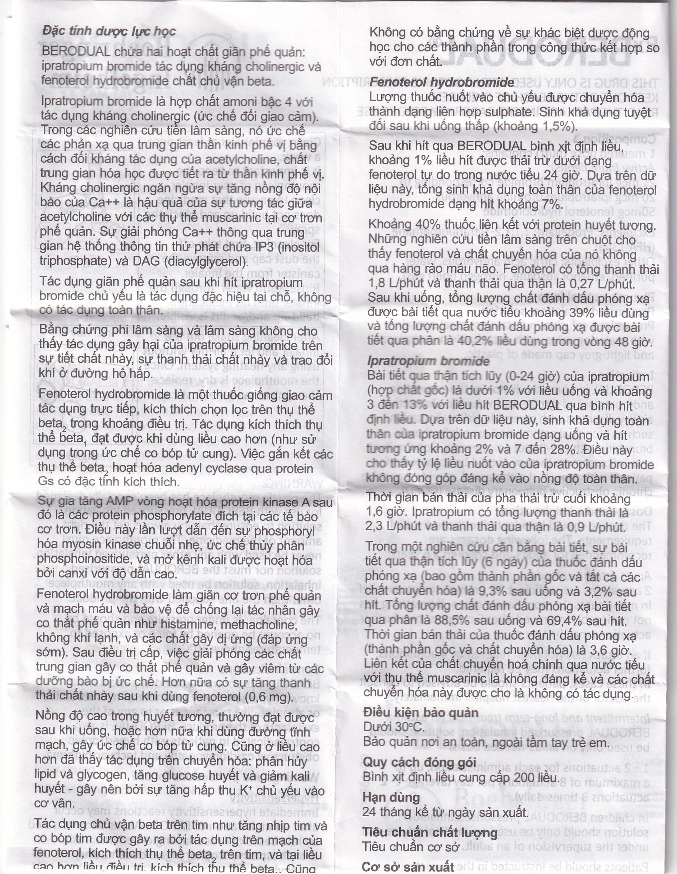 Dung dịch Berodual Boehringer hỗ trợ giãn phế quản (10ml)