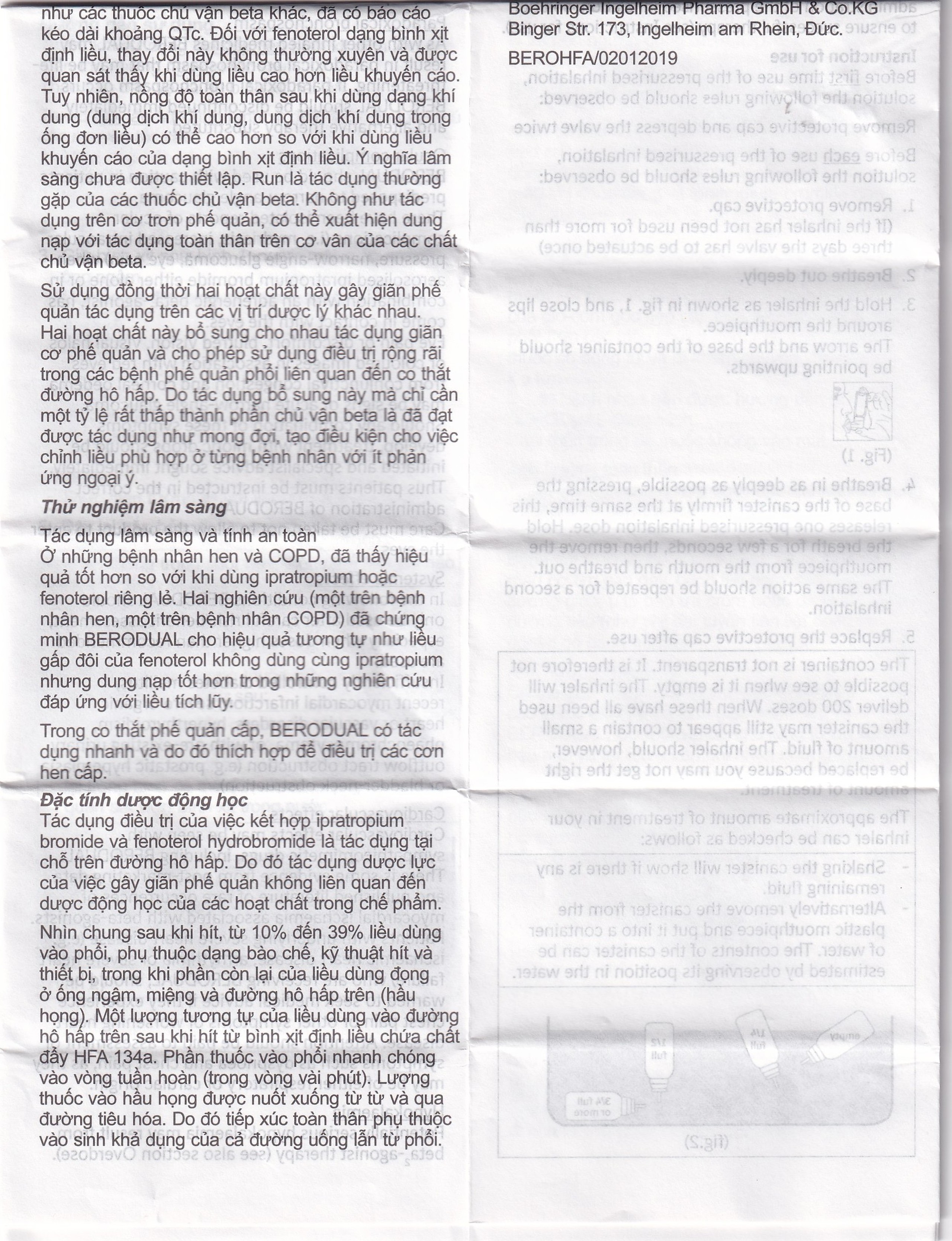 Dung dịch Berodual Boehringer hỗ trợ giãn phế quản (10ml)