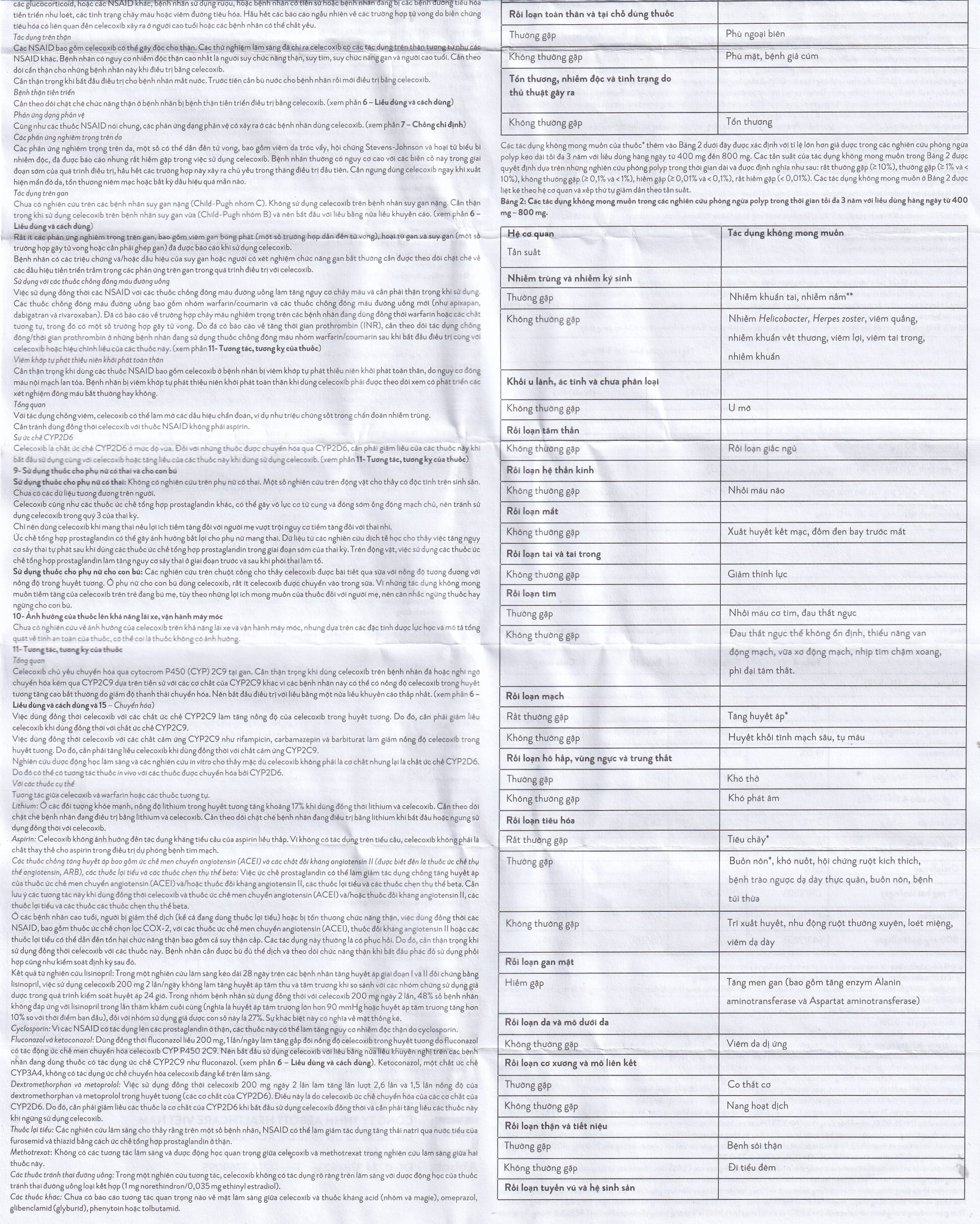 Viên nang cứng Coxileb 200 Glomed điều trị viêm khớp dạng thấp (3 vỉ x 10 viên)