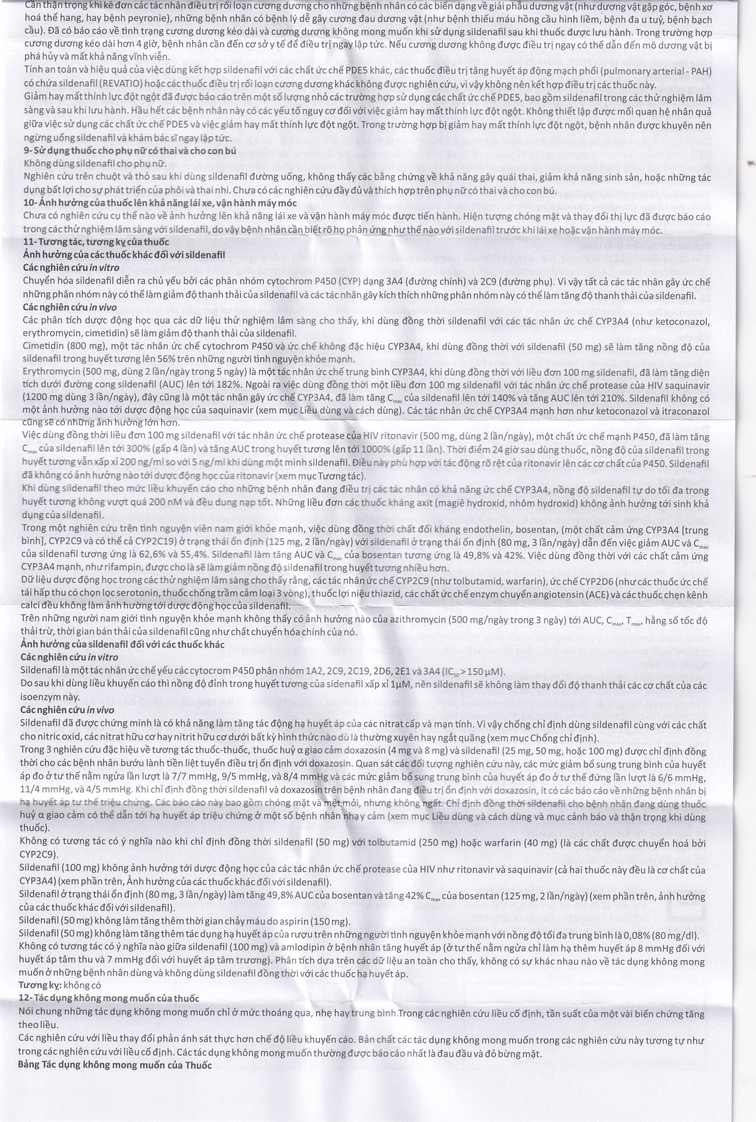 Thuốc Daygra 50 Abbott điều trị rối loạn cương dương (4 viên)