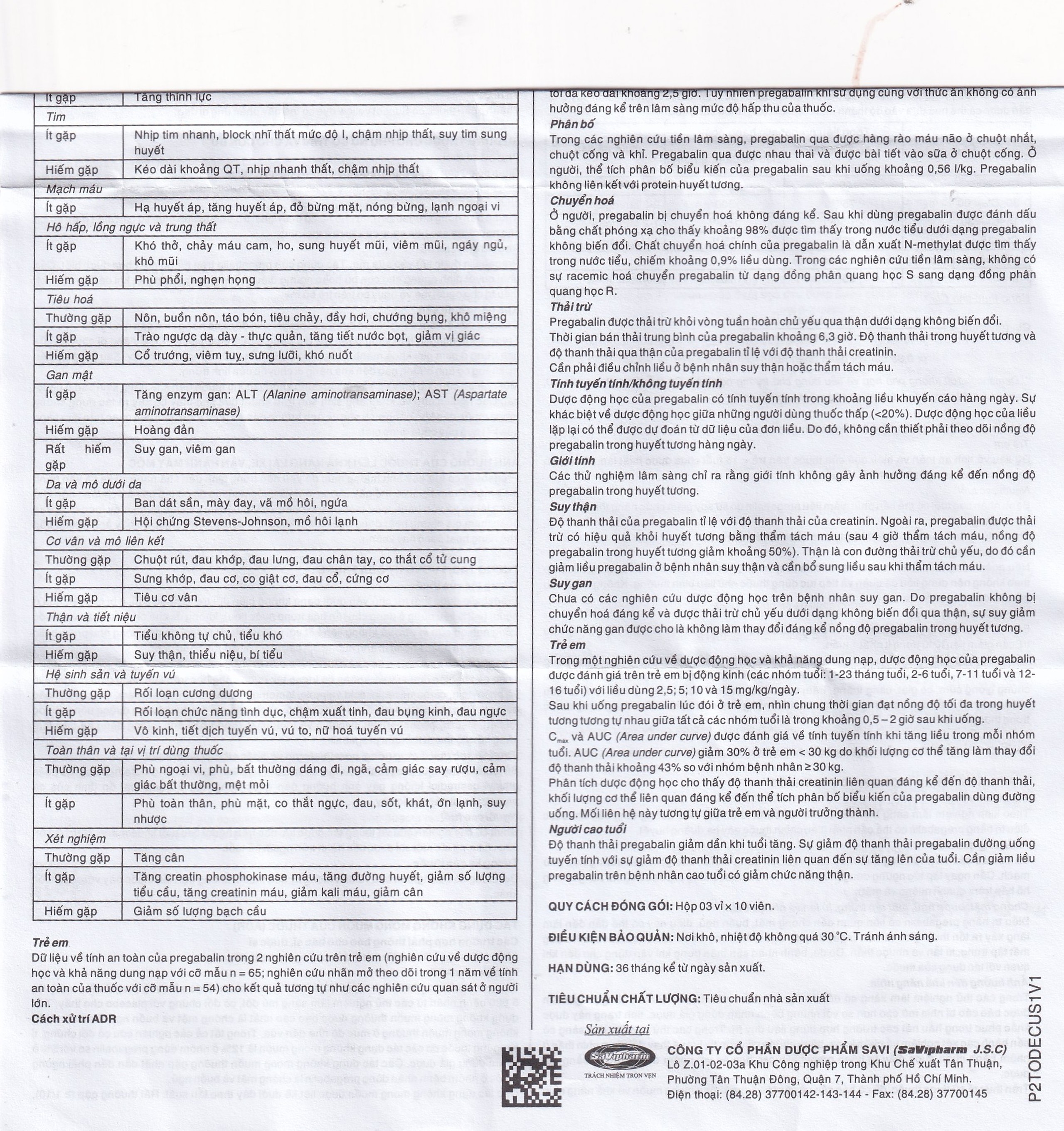 Thuốc Demencur 100 DaviPharm điều trị đau thần kinh trung ương và ngoại vi (3 vỉ x 10 viên)